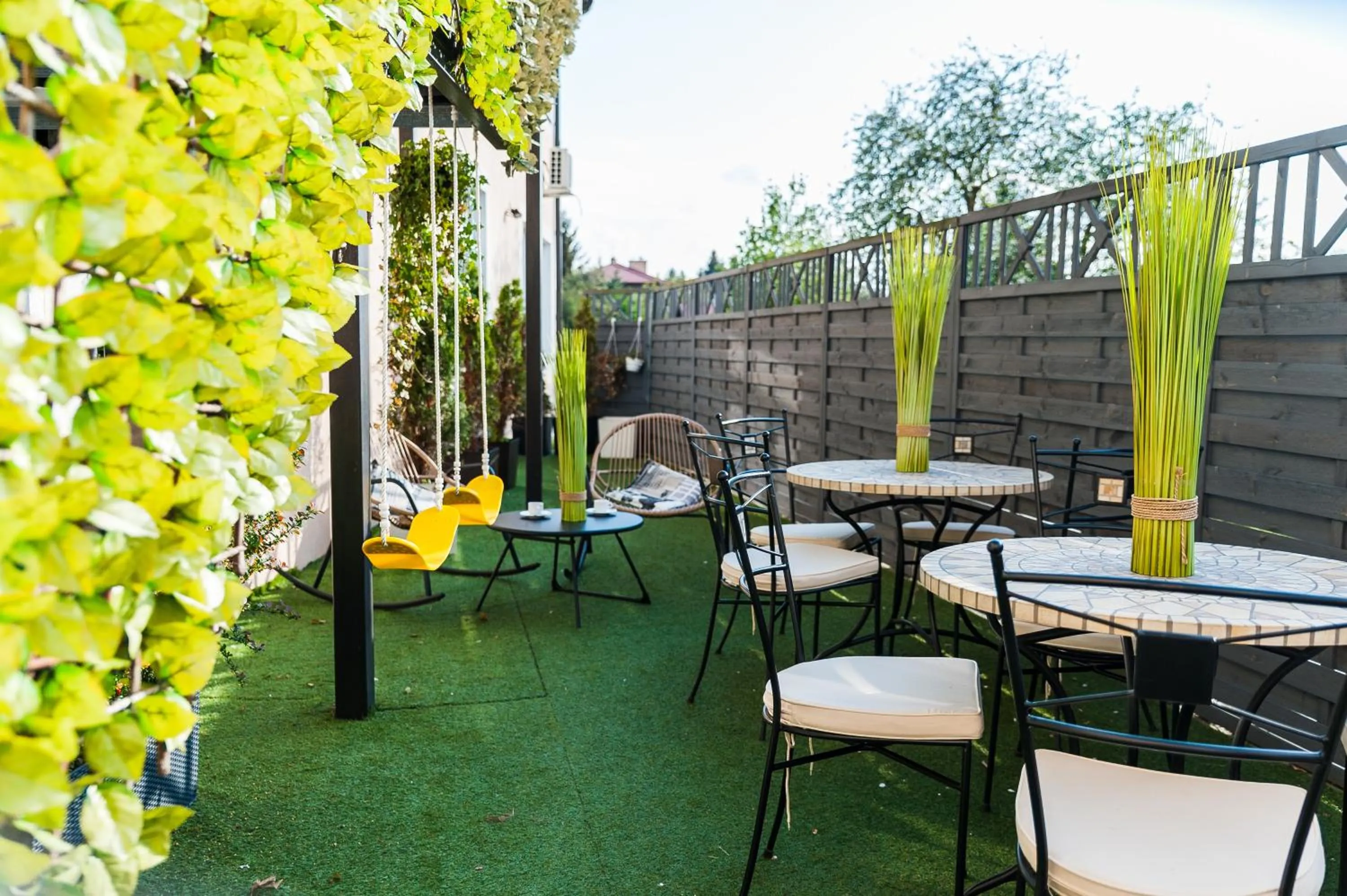 Garden in Hotel Horyzont