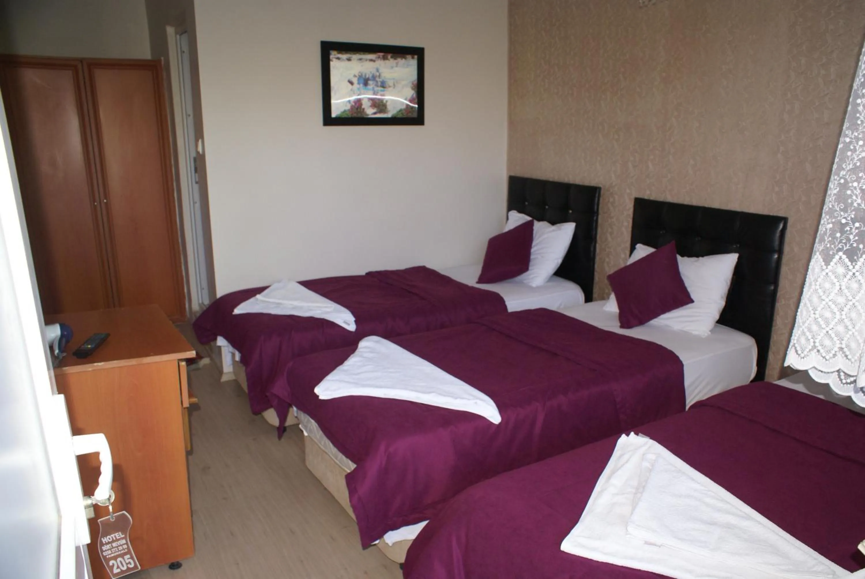 Bed in Hotel Dort Mevsim