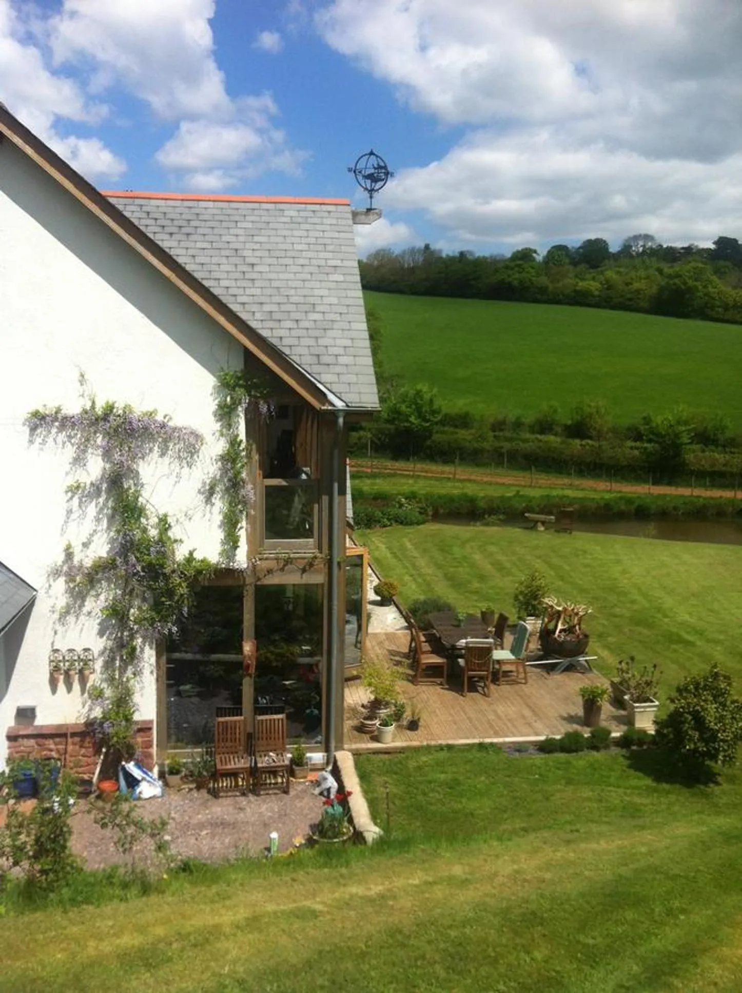 Garden in East Dunster Deer Farm B&B
