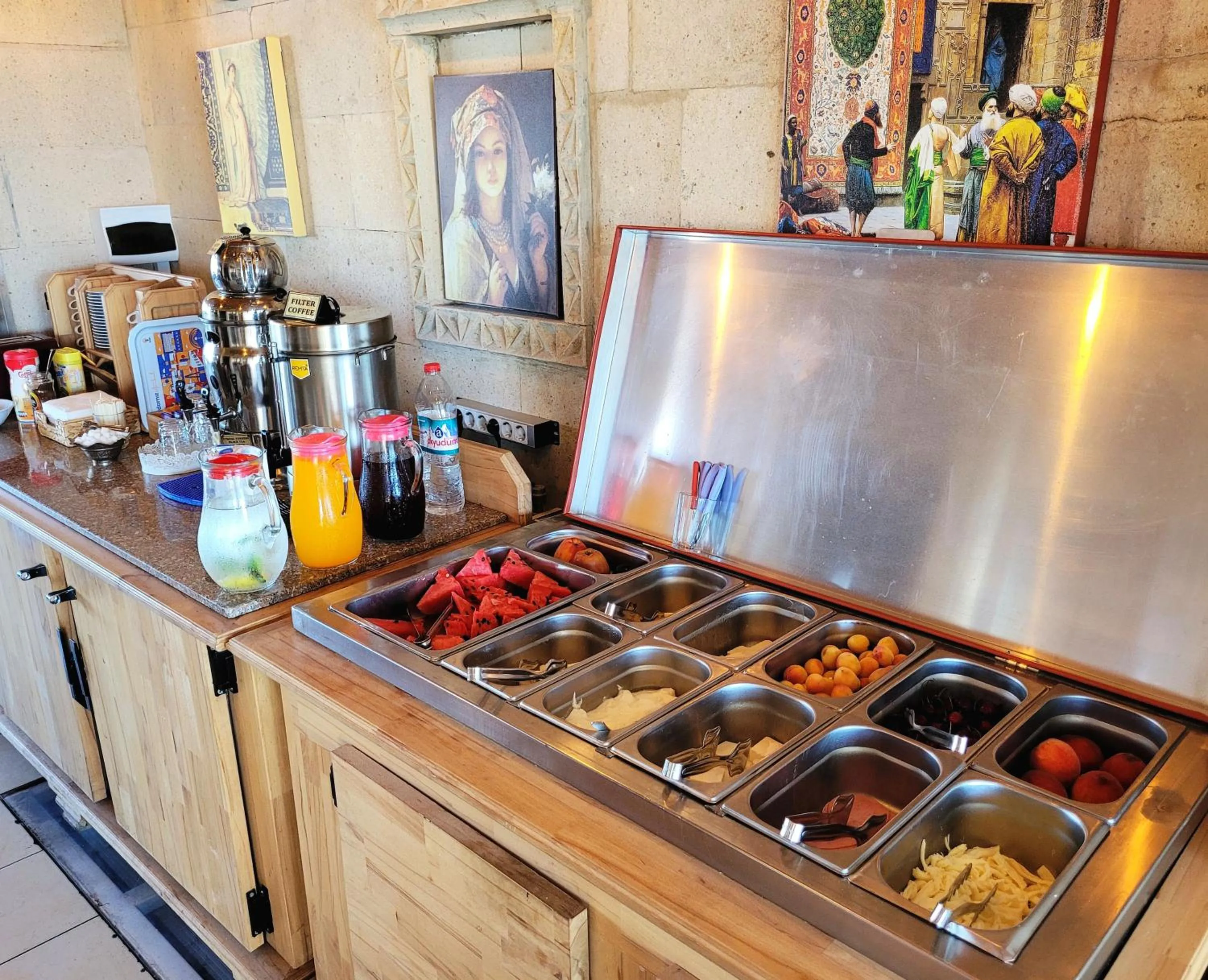 Buffet breakfast in Saruhan Hotel