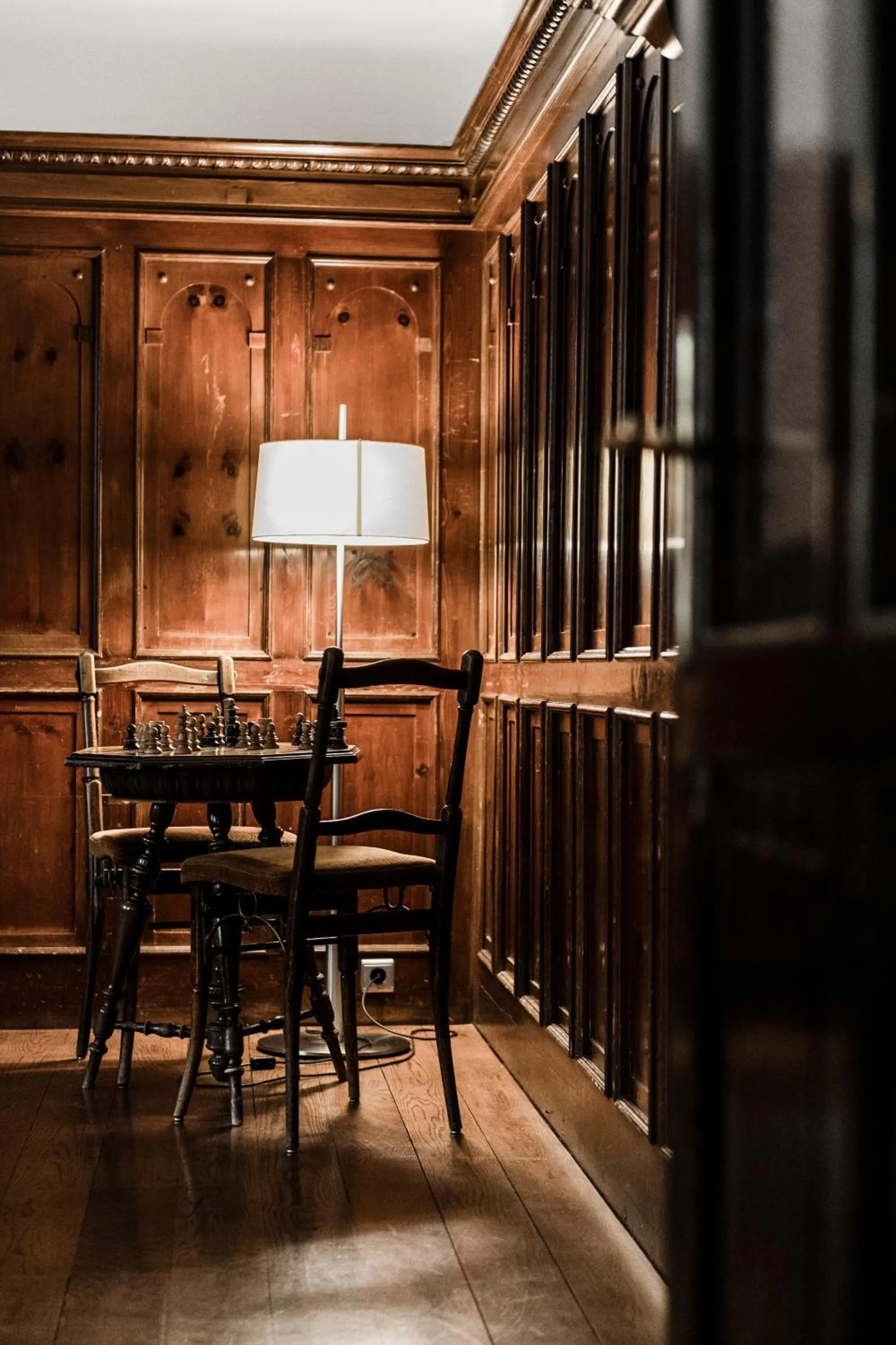 Communal lounge/ TV room in Boutique & Gourmet Hotel Orso Grigio - Grauer Bär