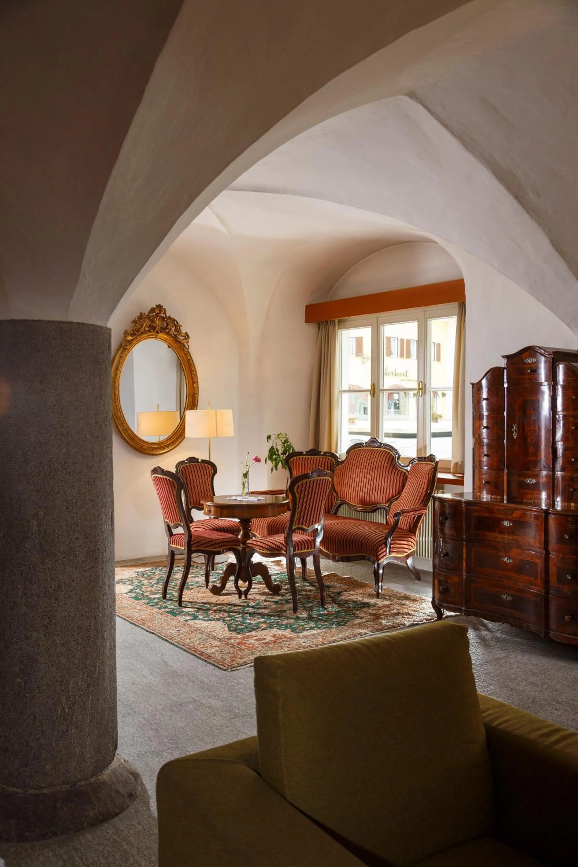 Lobby or reception in Boutique & Gourmet Hotel Orso Grigio - Grauer Bär