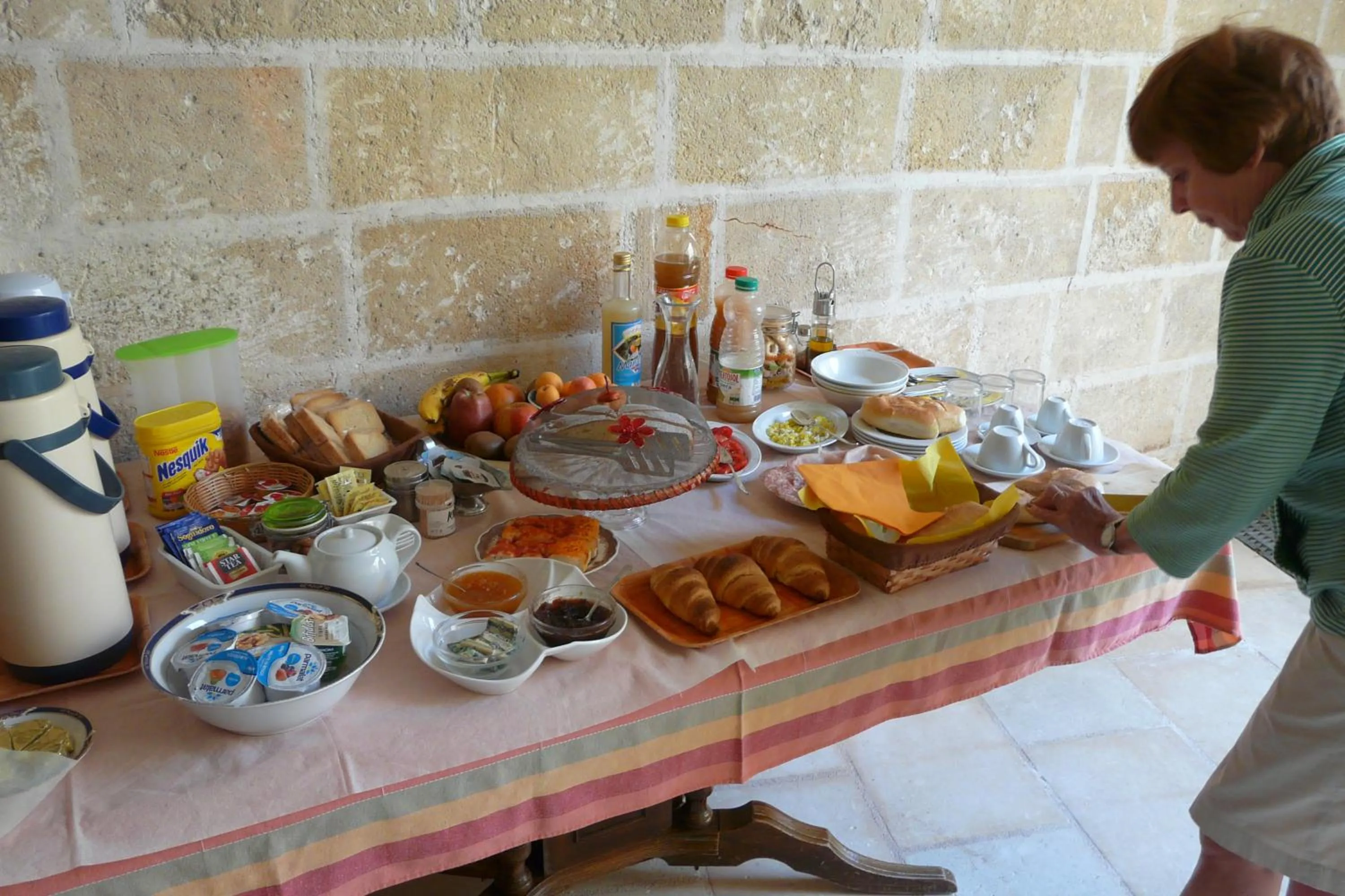 Buffet breakfast in Palazzo Mellacqua