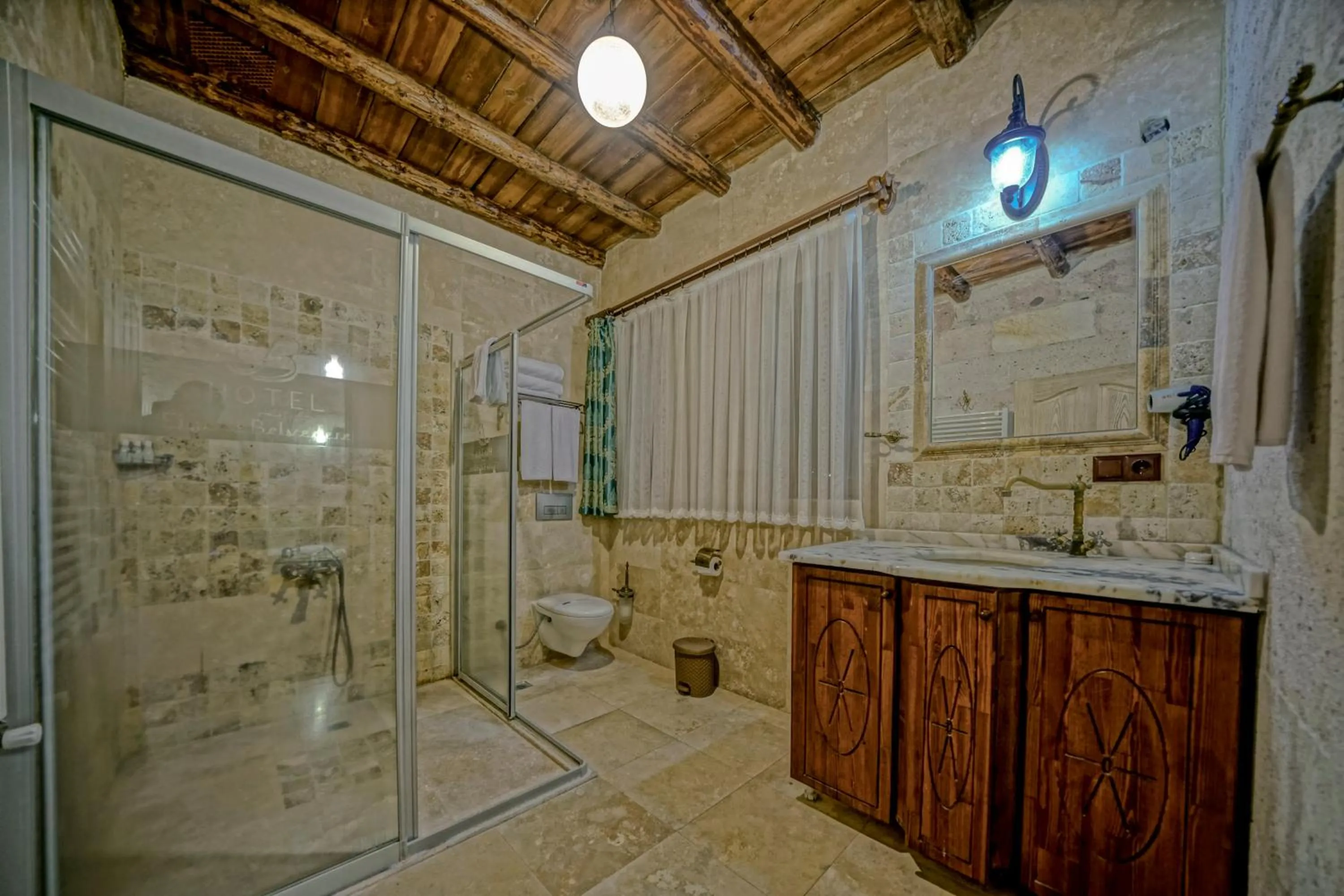 Shower in Elysee Cave House