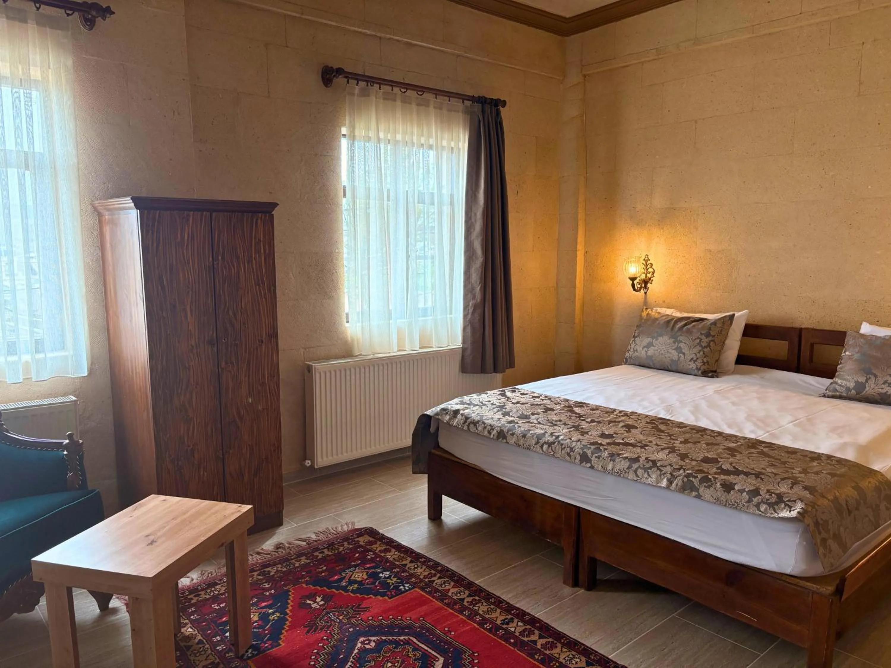 Bed in Elysee Cave House