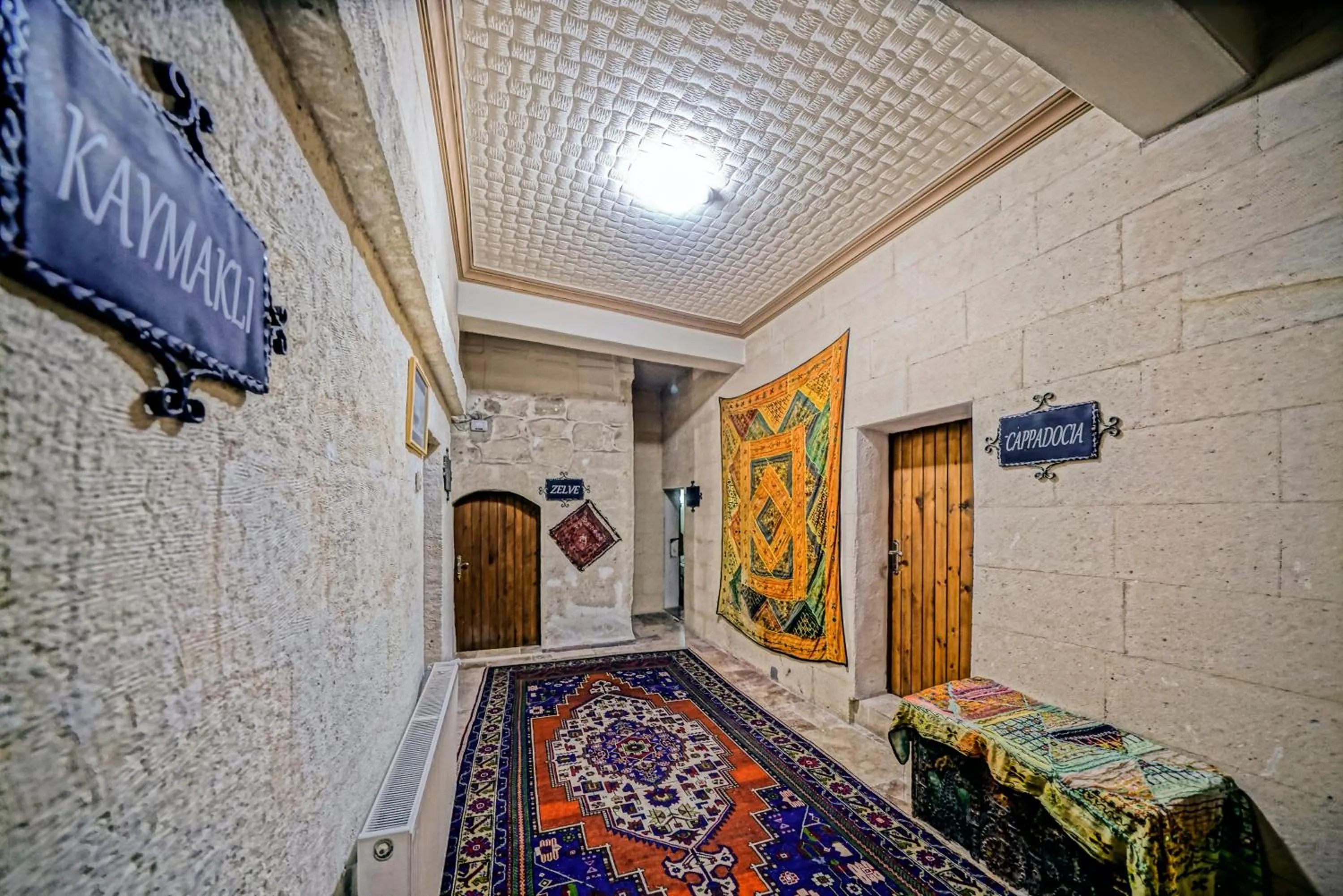 Inner courtyard view in Elysee Cave House