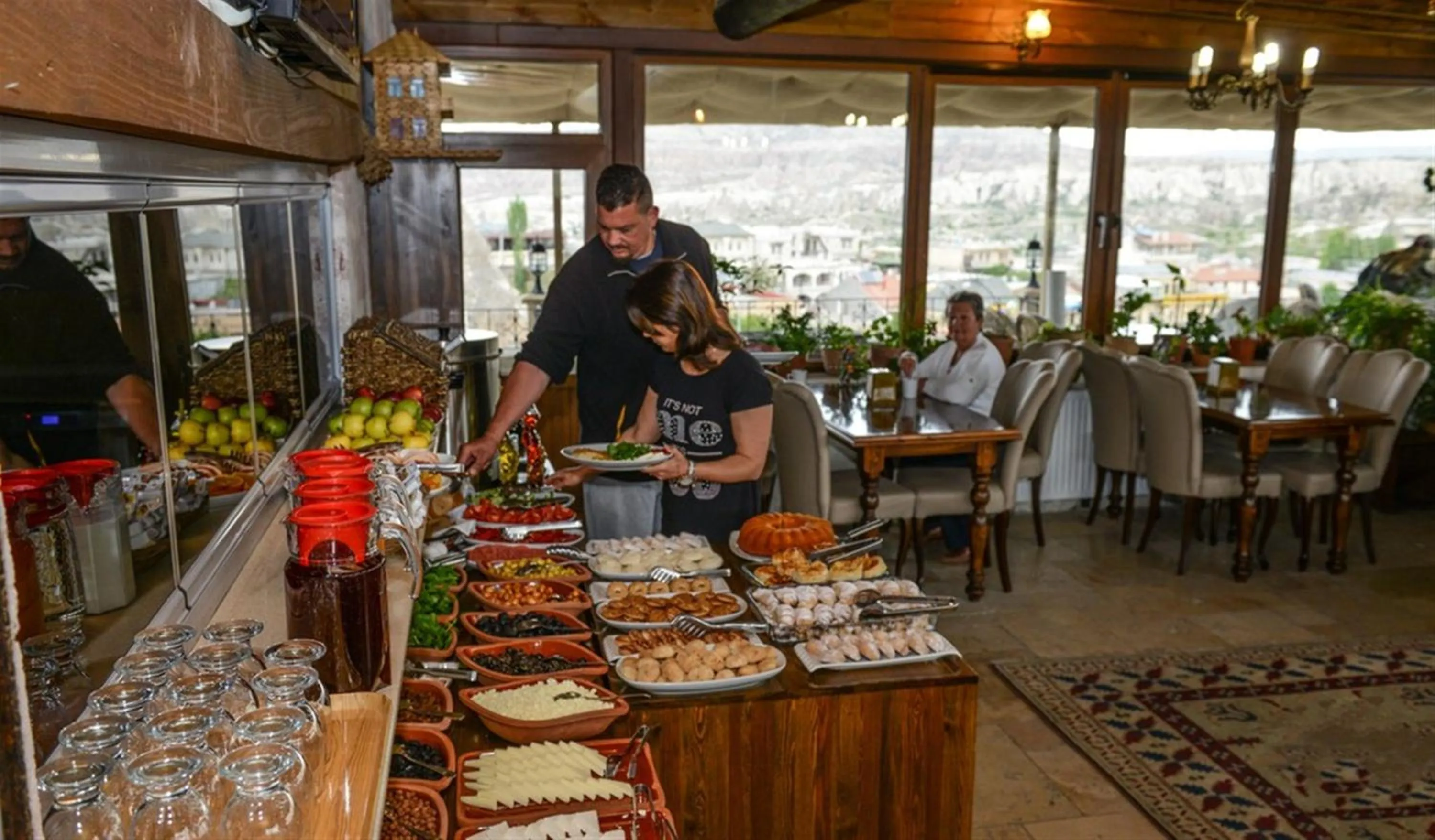 Buffet breakfast in Elysee Cave House