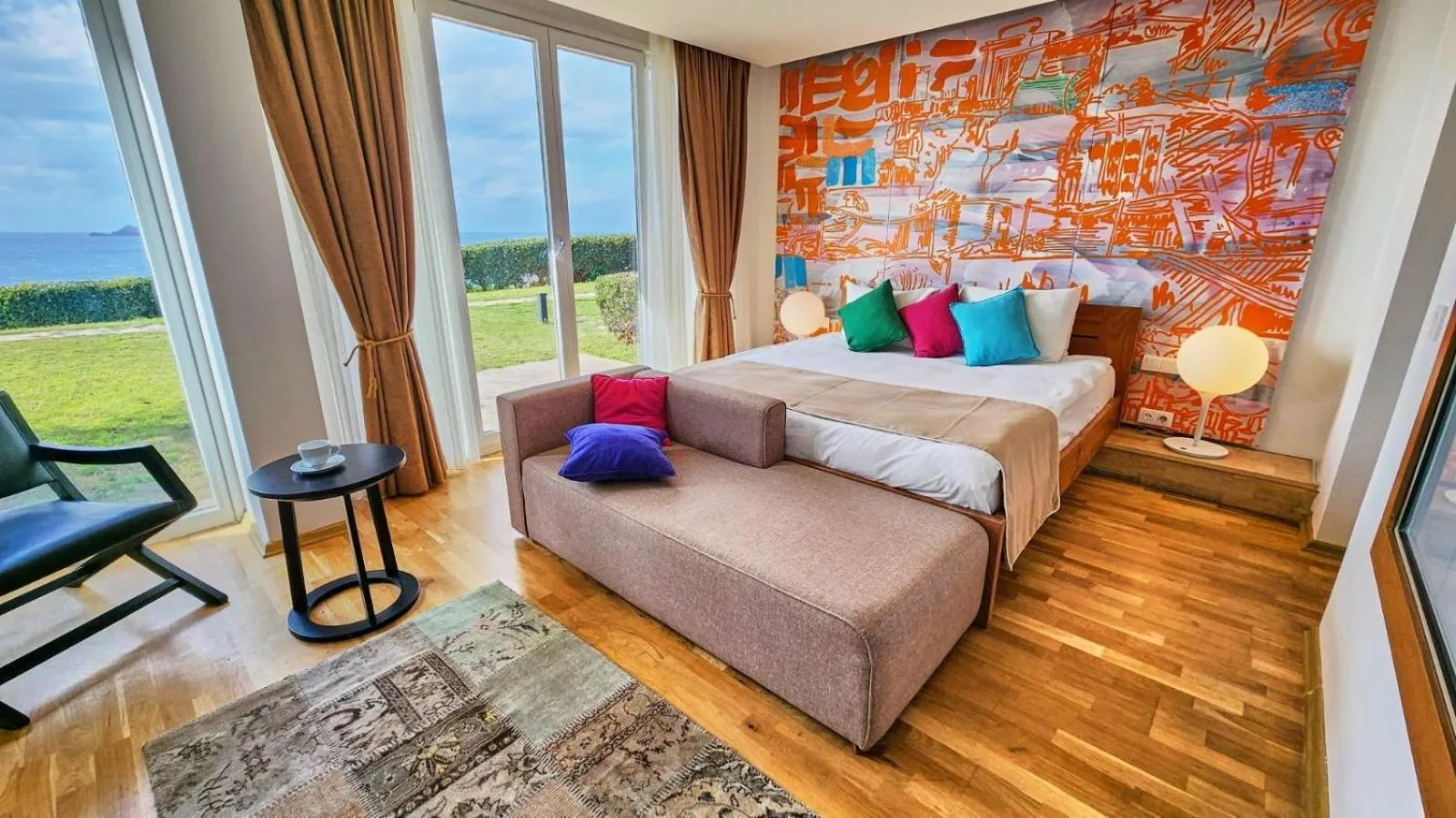 Natural landscape, Bed in Palmalife Bodrum Resort & Spa