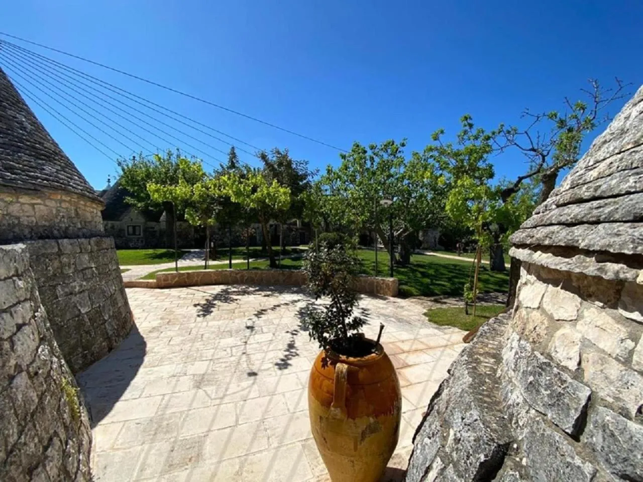 Garden view in Il Palmento Hotel Relais