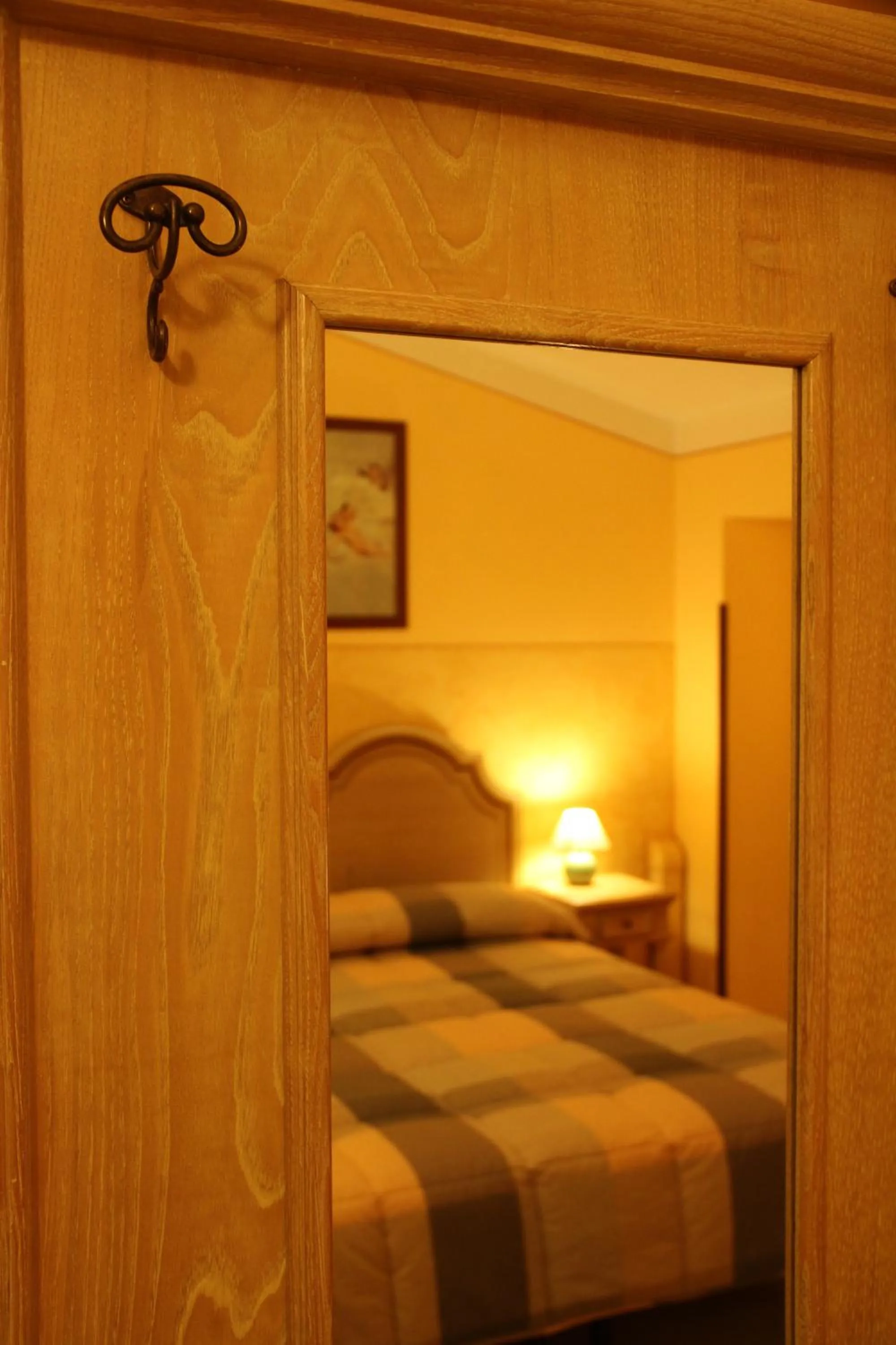 Decorative detail, Bed in Hotel Berti