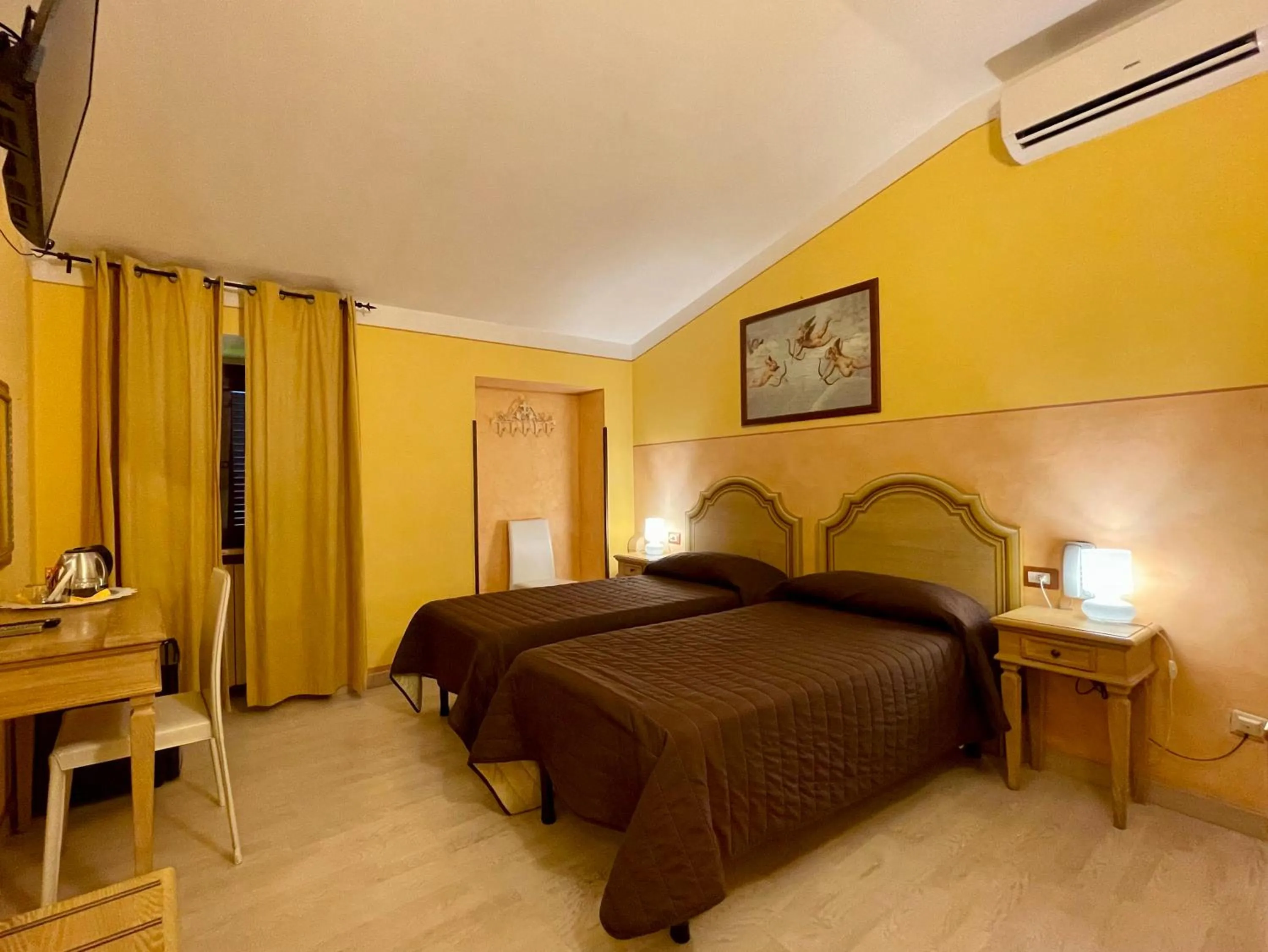 Bedroom, Bed in Hotel Berti