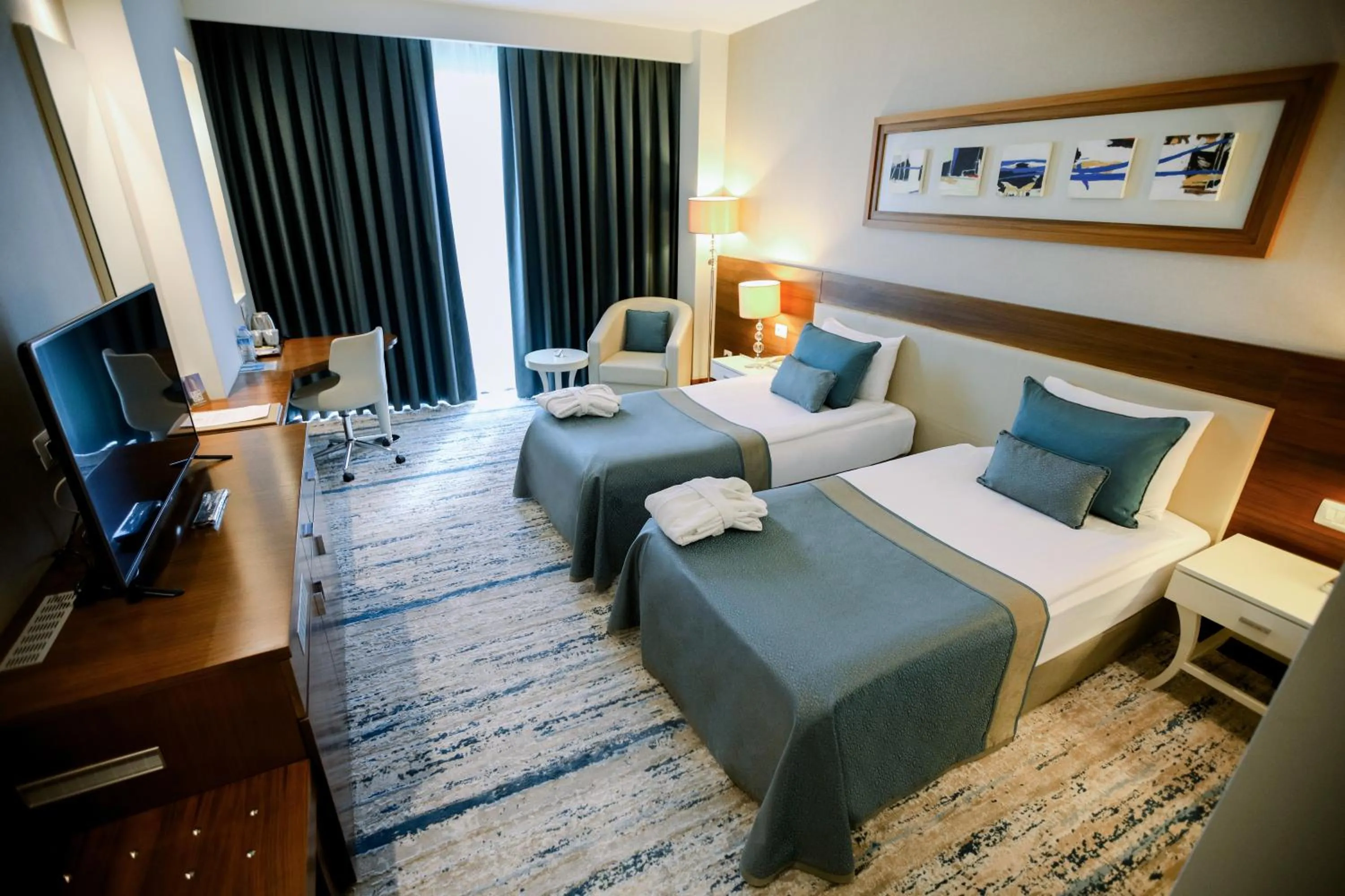 Bed in Baia Bursa Hotel