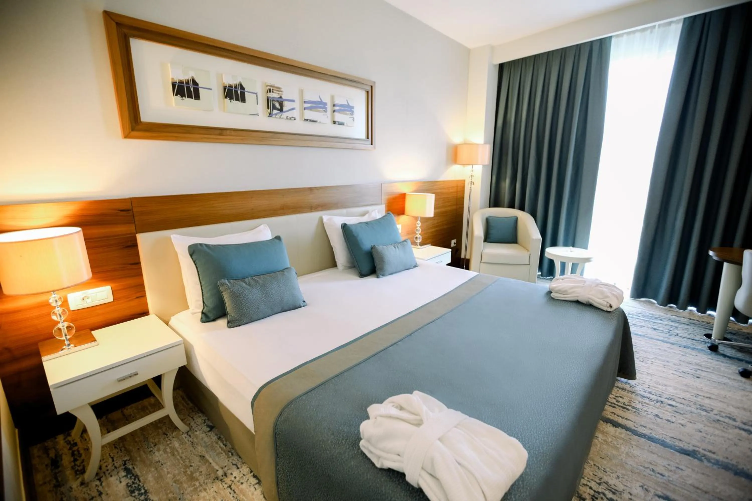 Bed in Baia Bursa Hotel