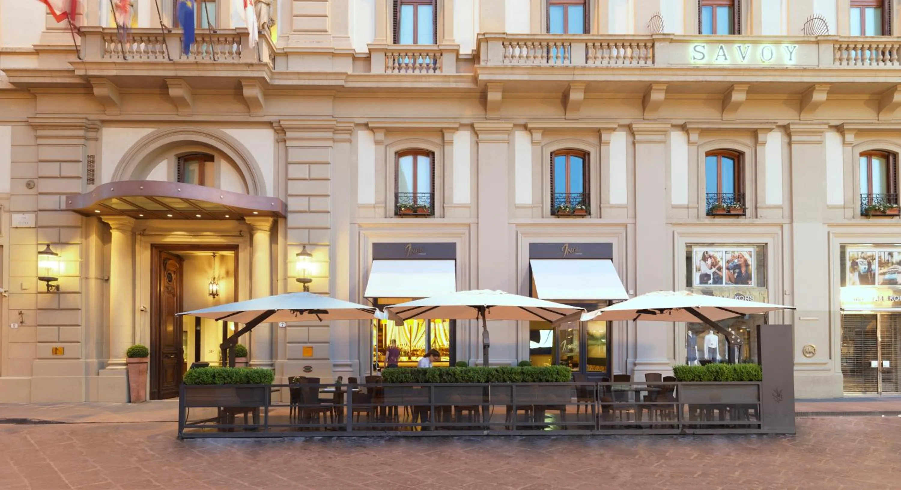 Property building in Rocco Forte Hotel Savoy