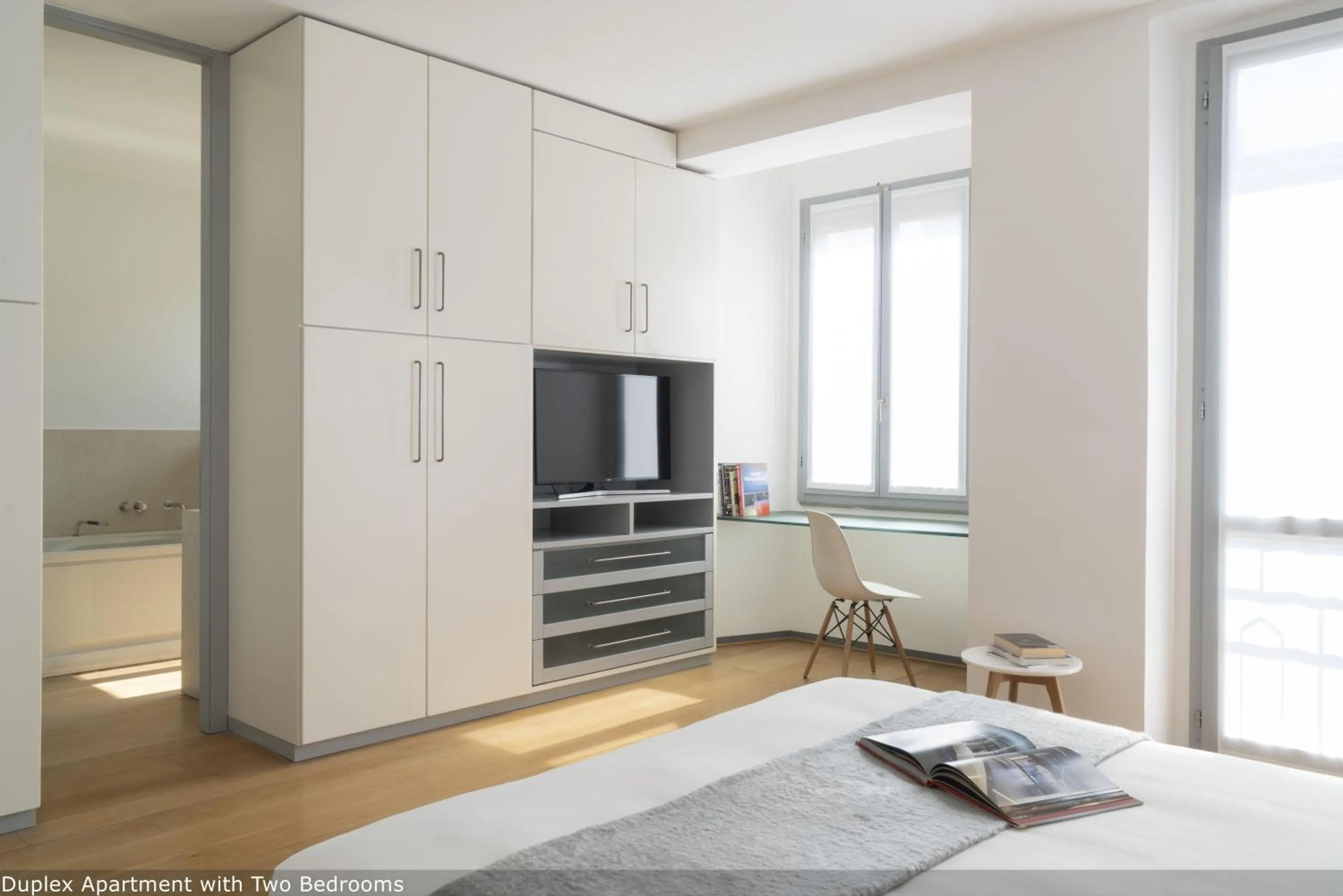 Bed in Brera Apartments in San Fermo