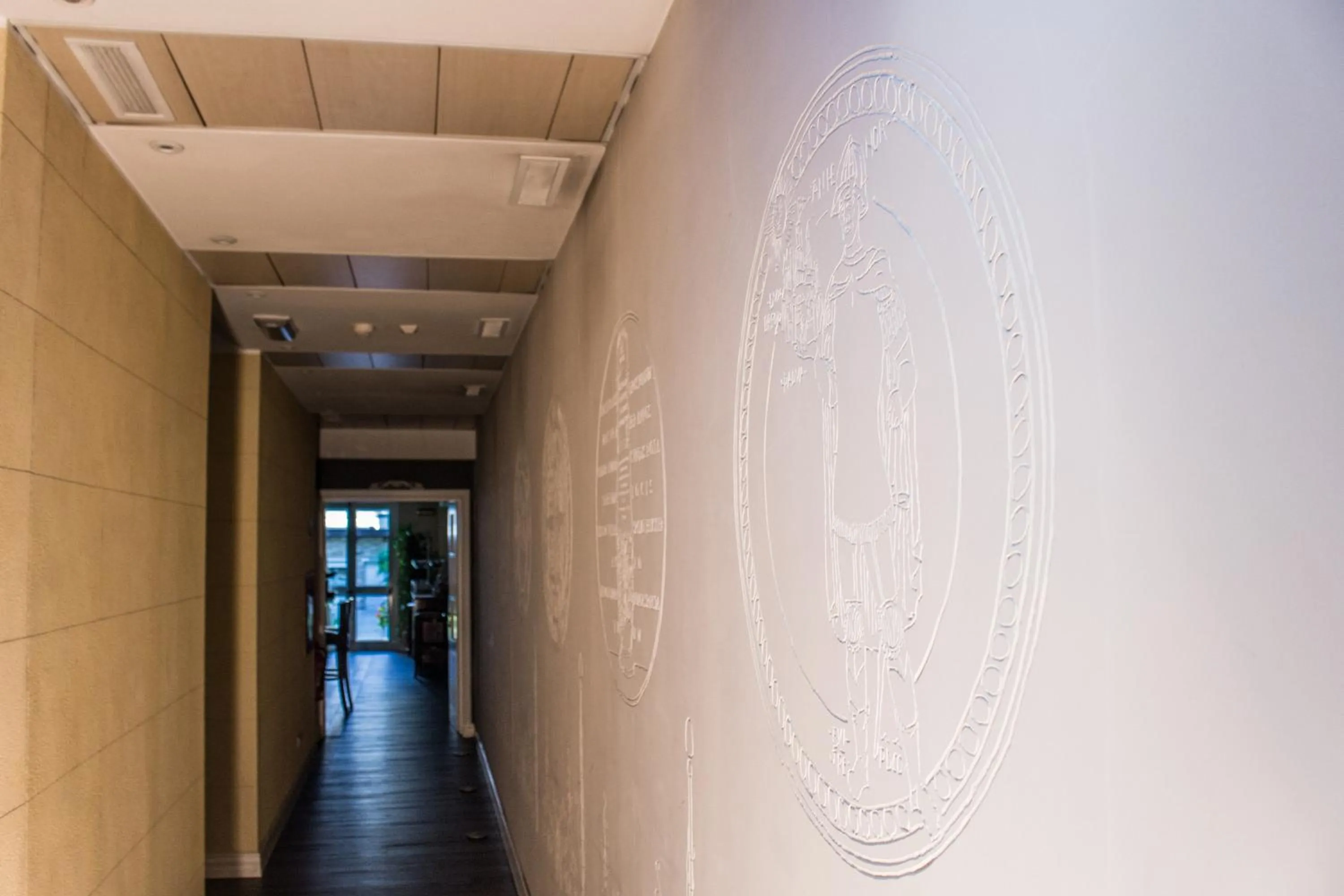 Decorative detail in Hotel Patavium