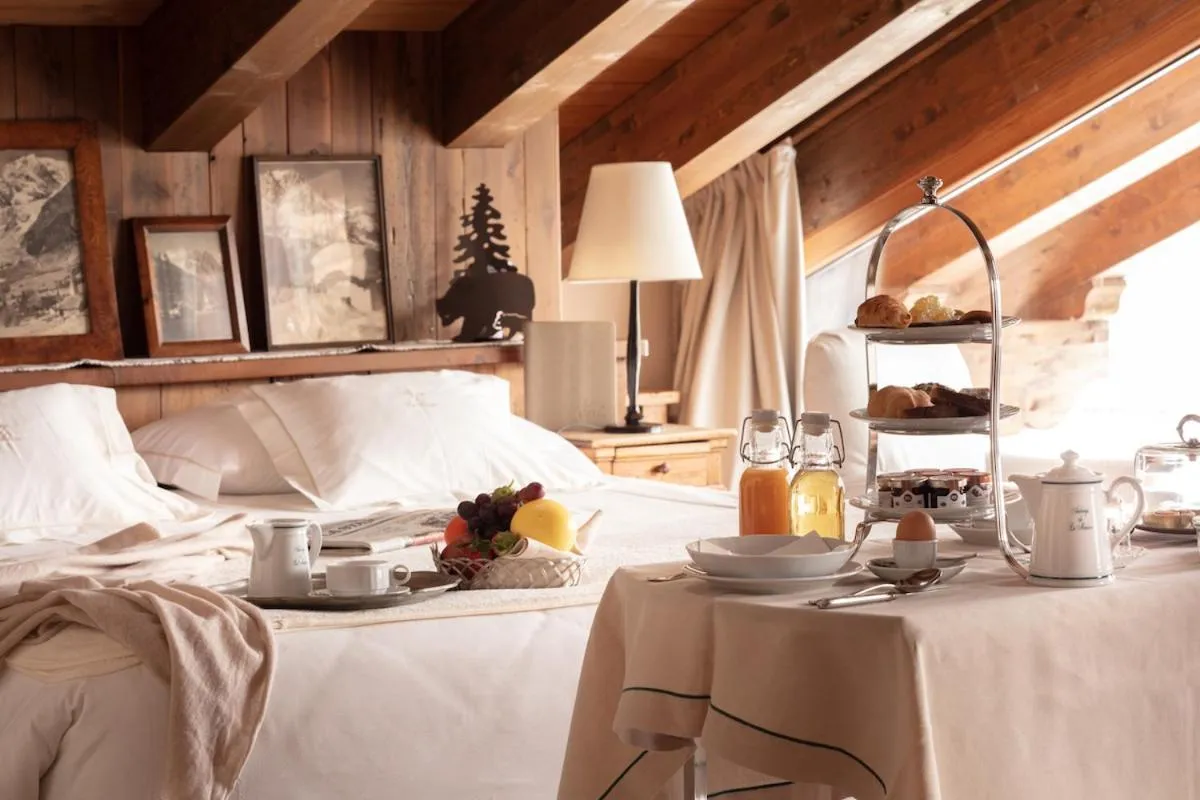 Bed in Auberge de La Maison