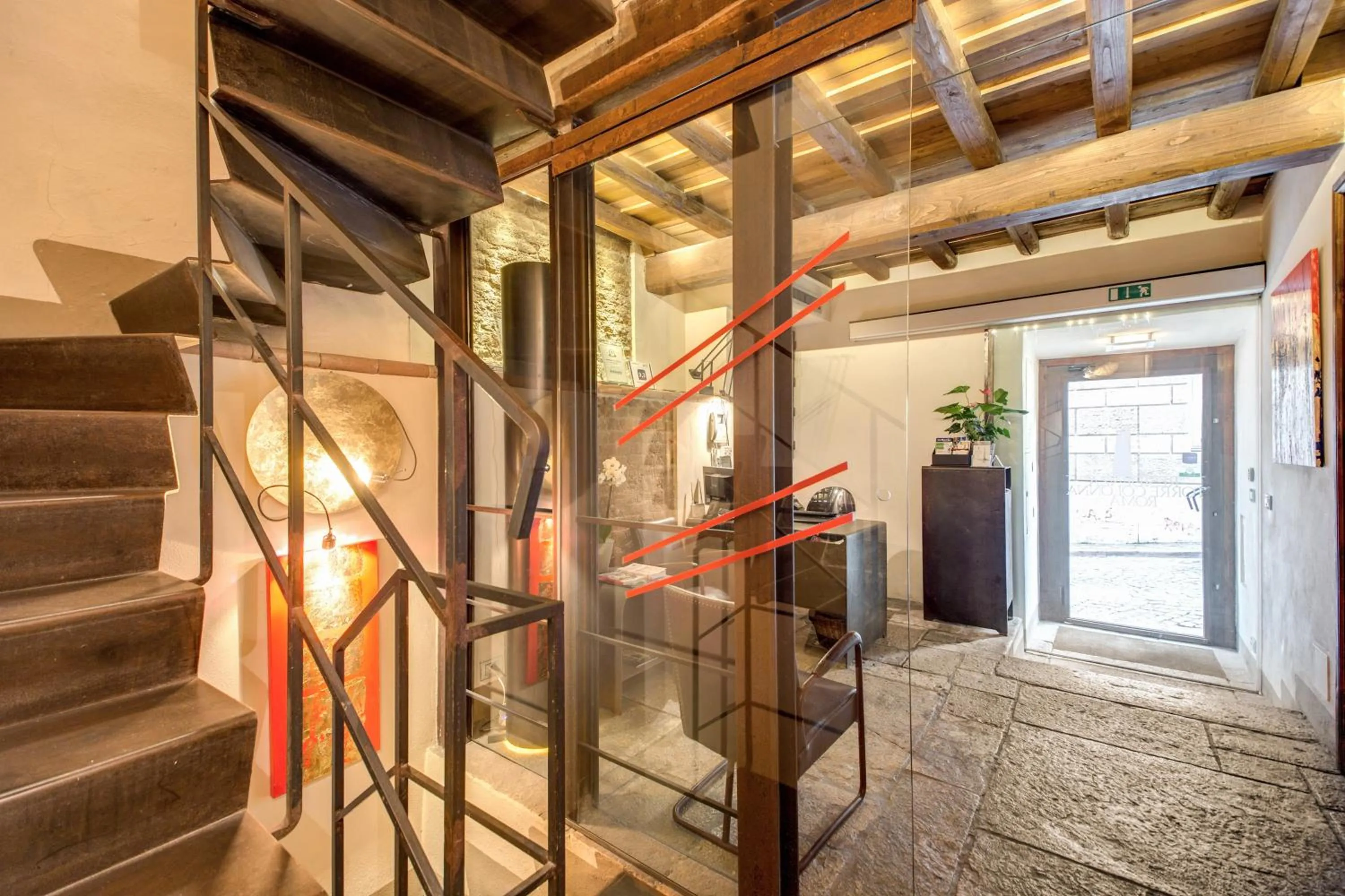 Lobby or reception in Residenza Torre Colonna