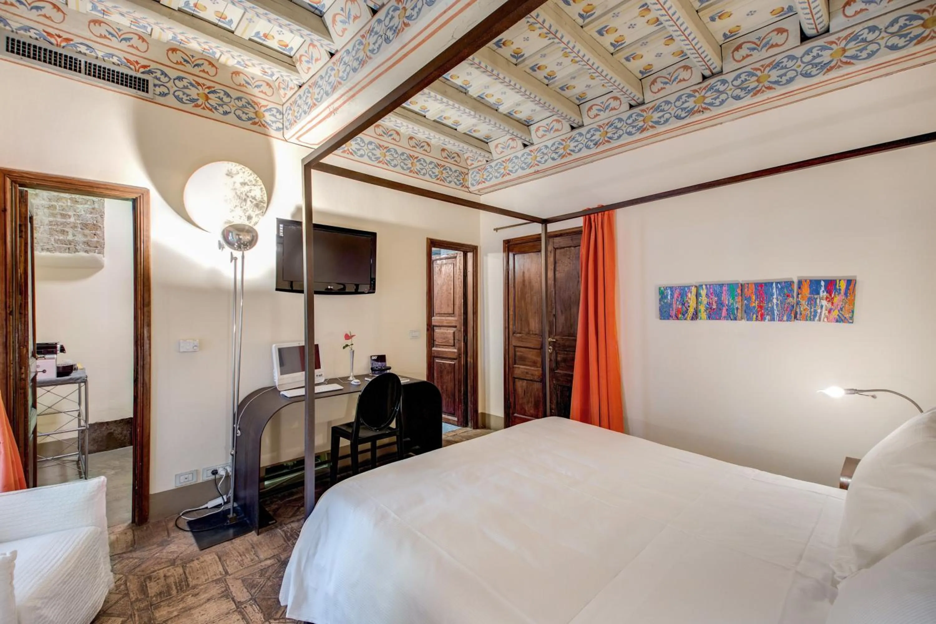 Bedroom, Bed in Residenza Torre Colonna