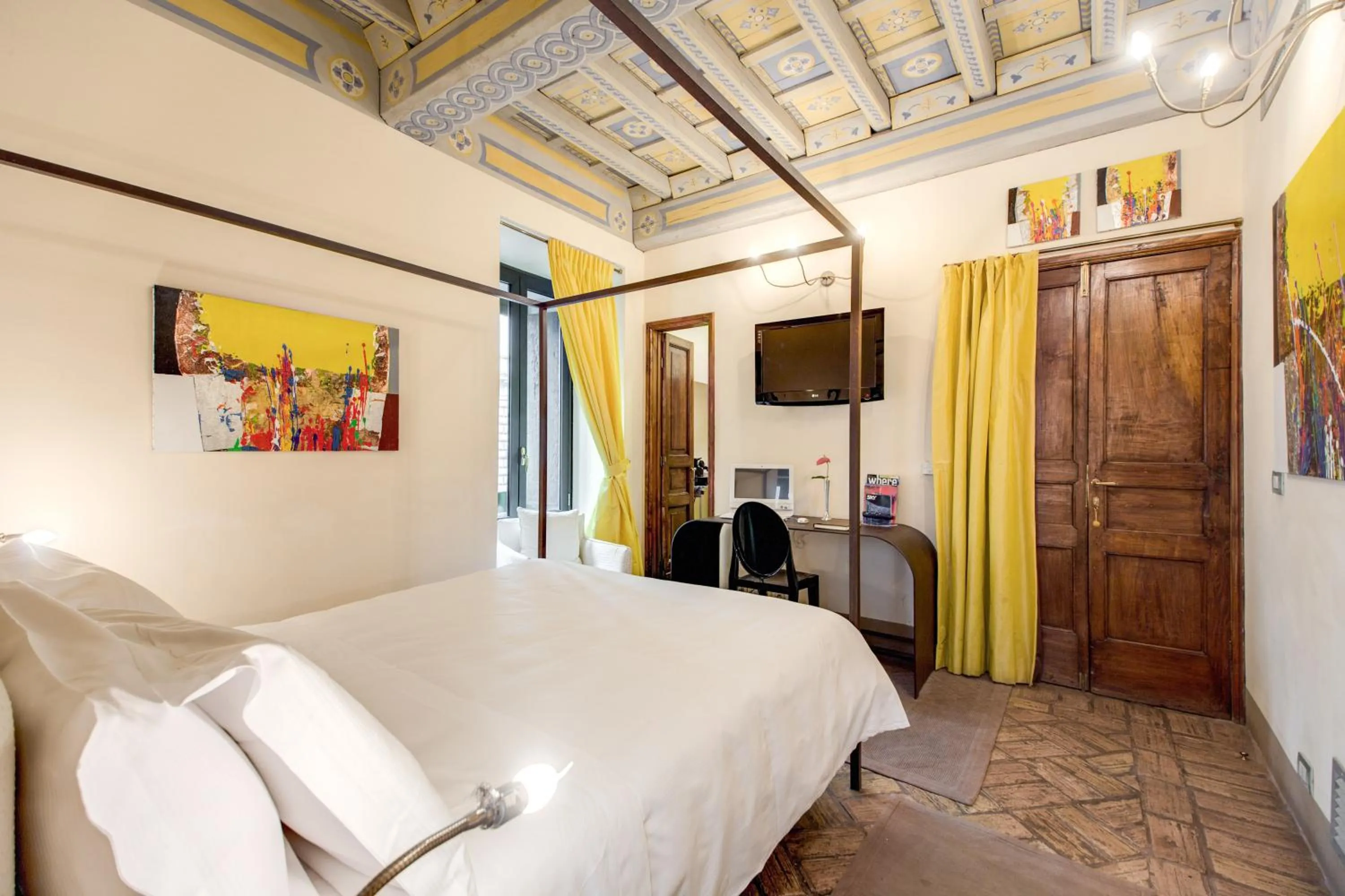 Bedroom, Bed in Residenza Torre Colonna