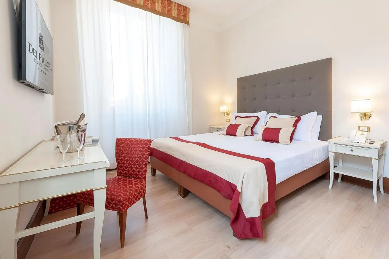 Bedroom, Bed in Dei Priori Boutique Hotel