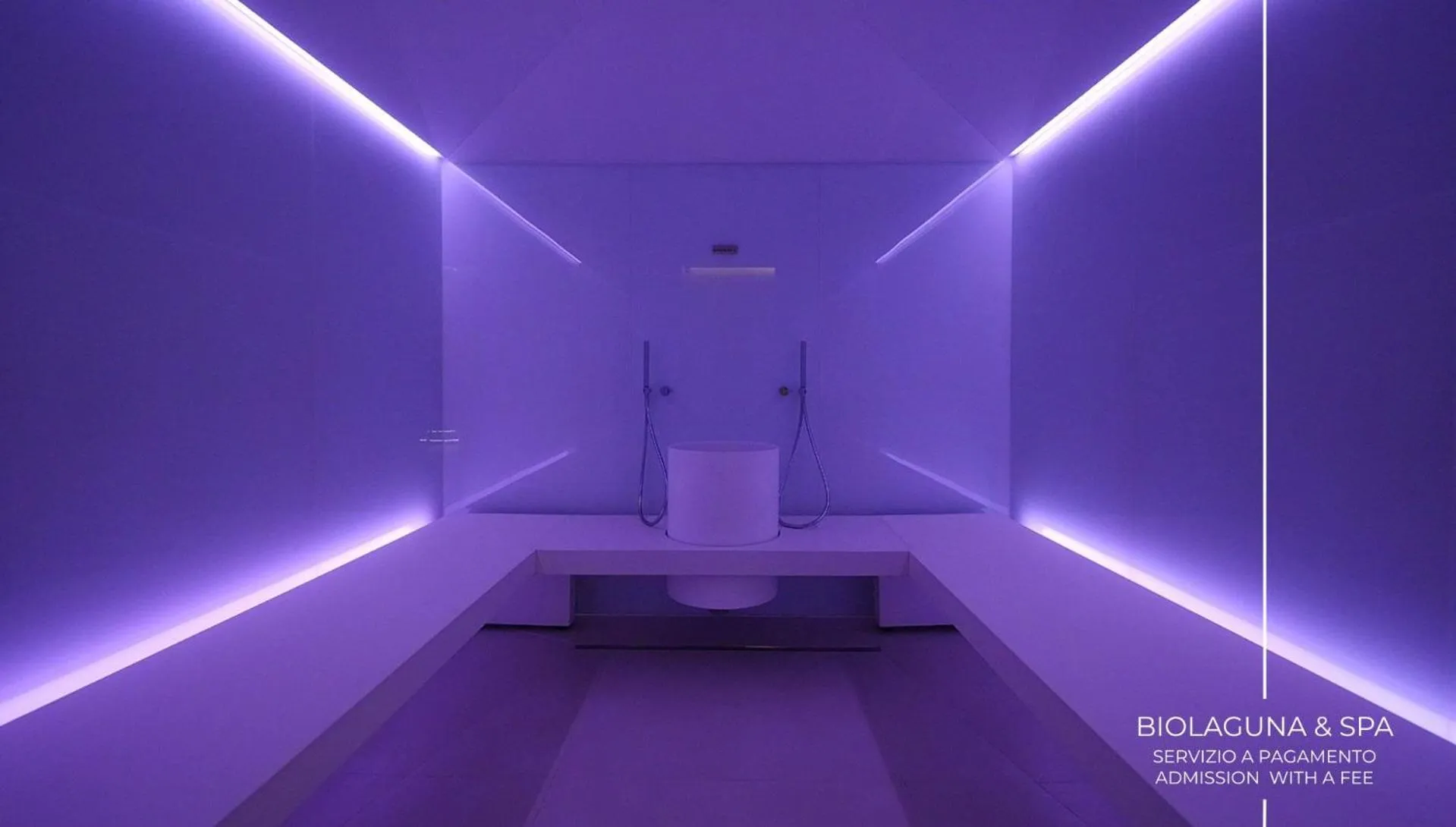 Steam room in Alexander Charme Hotel