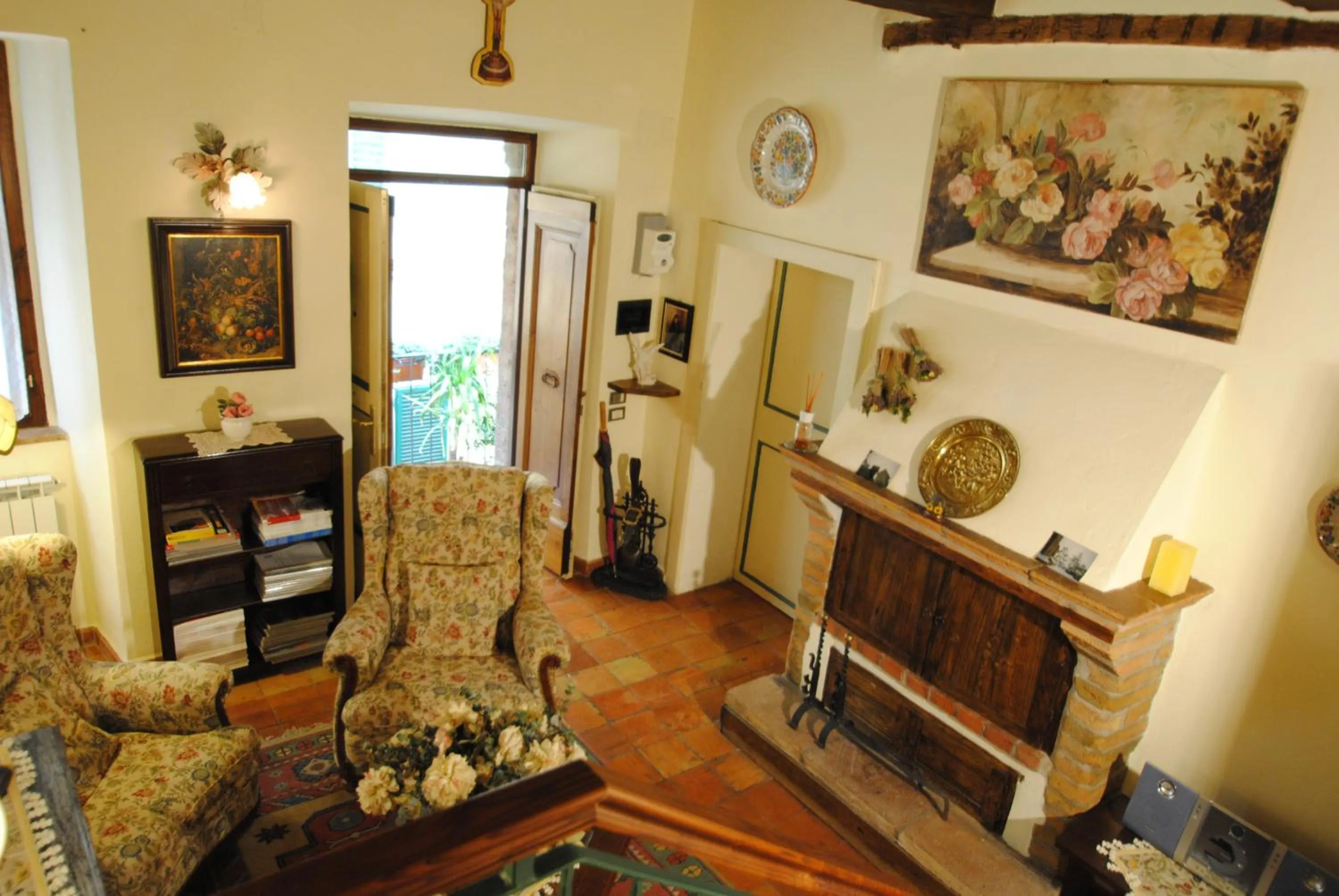 Living room in Torre Sangiovanni Albergo e Ristorante da Rosary