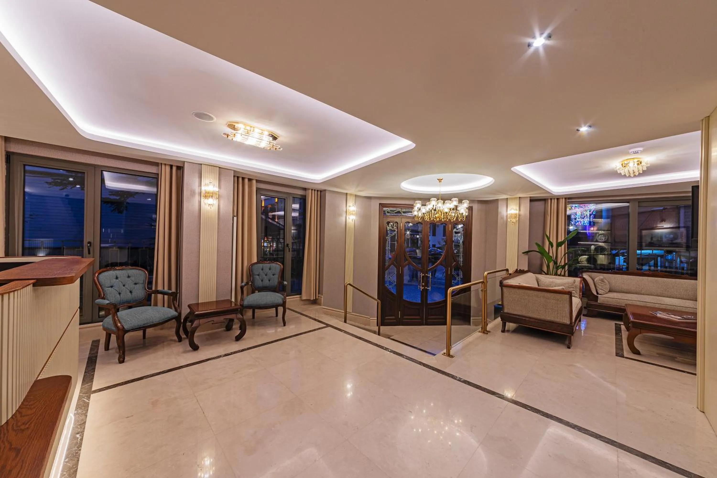 Lobby or reception in Triton Hotel