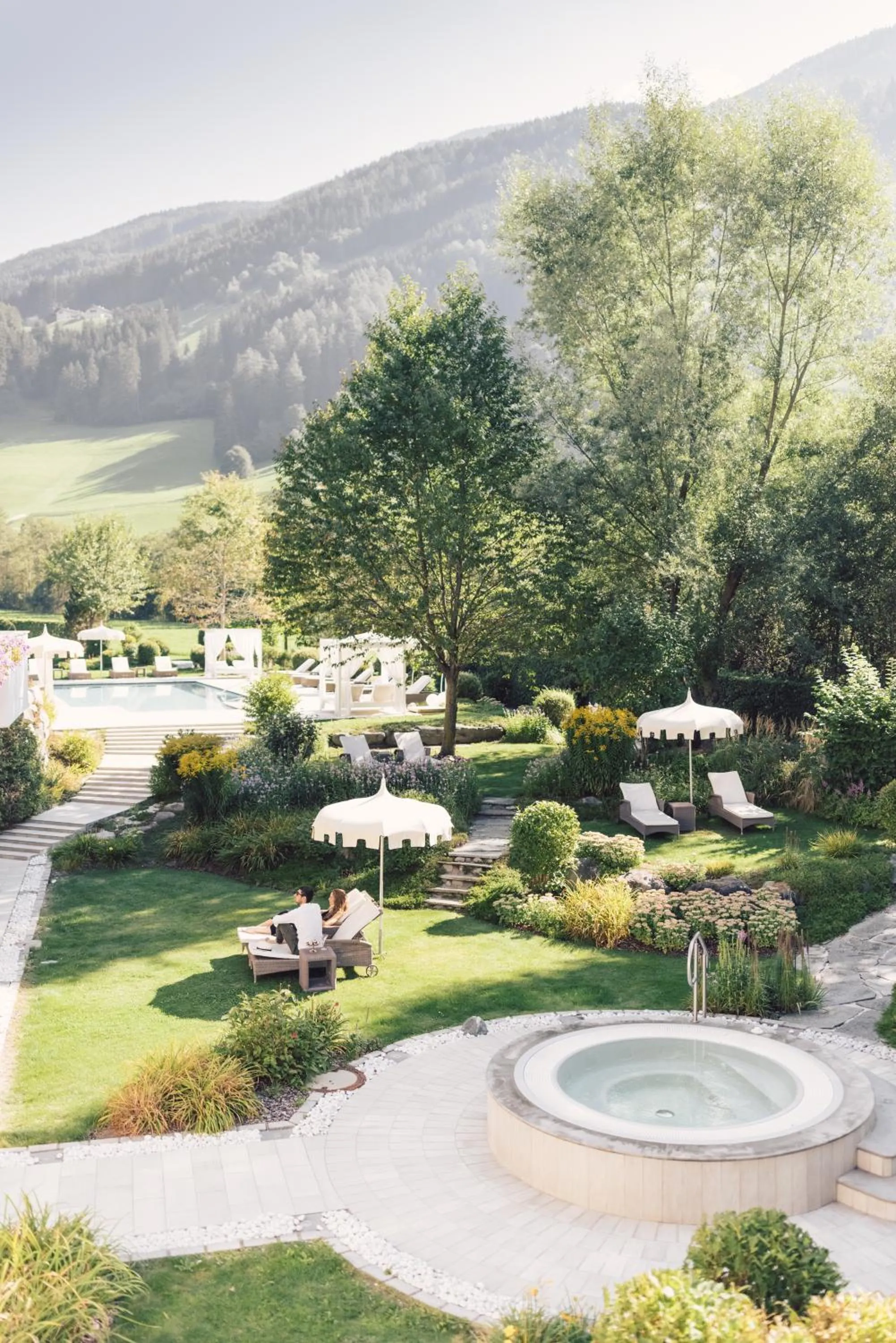 Garden in Alpenpalace Luxury Hideaway & Spa Retreat