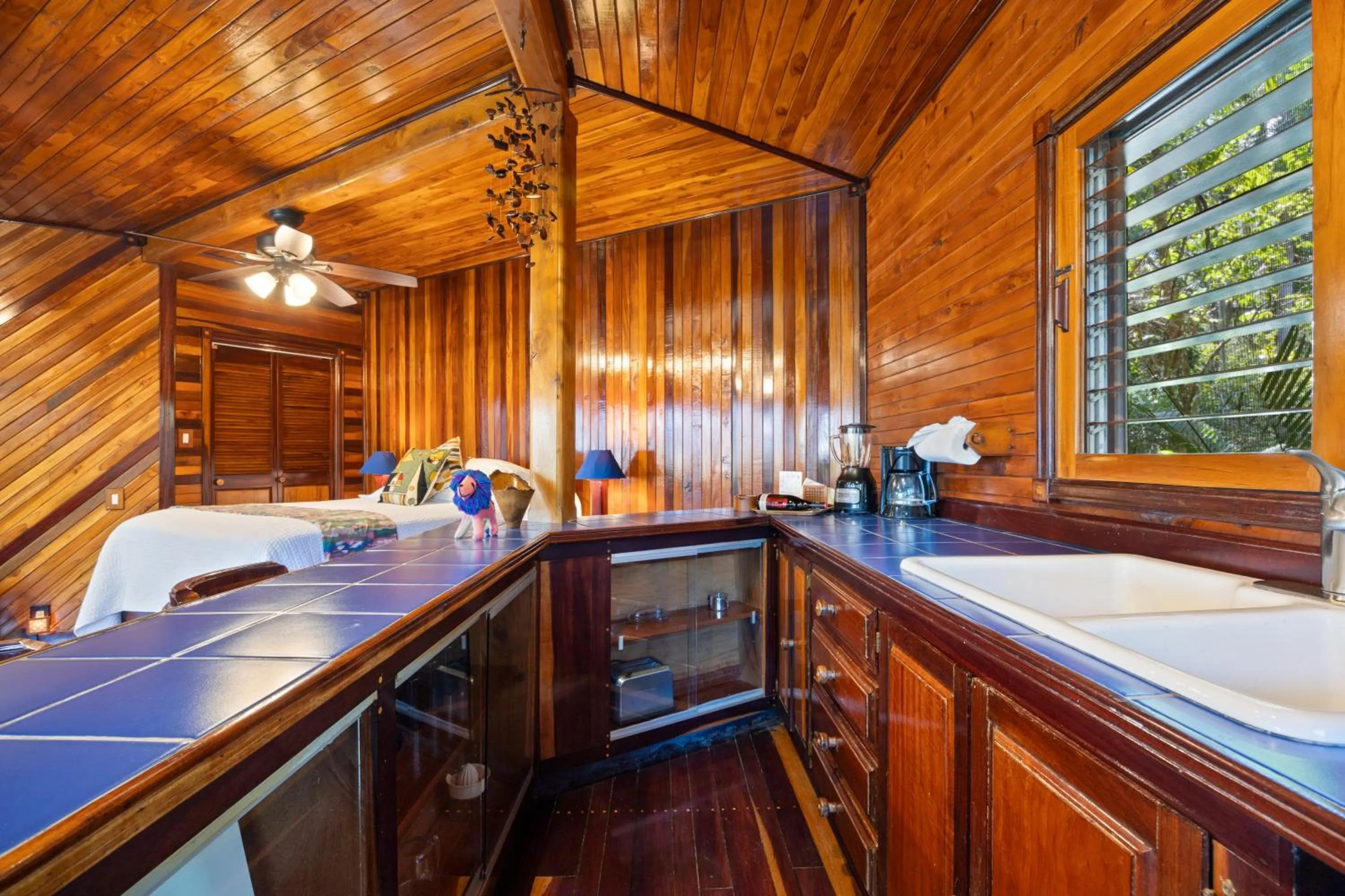 kitchen, Bed in Tambor Tropical Beach Resort- Adults Only