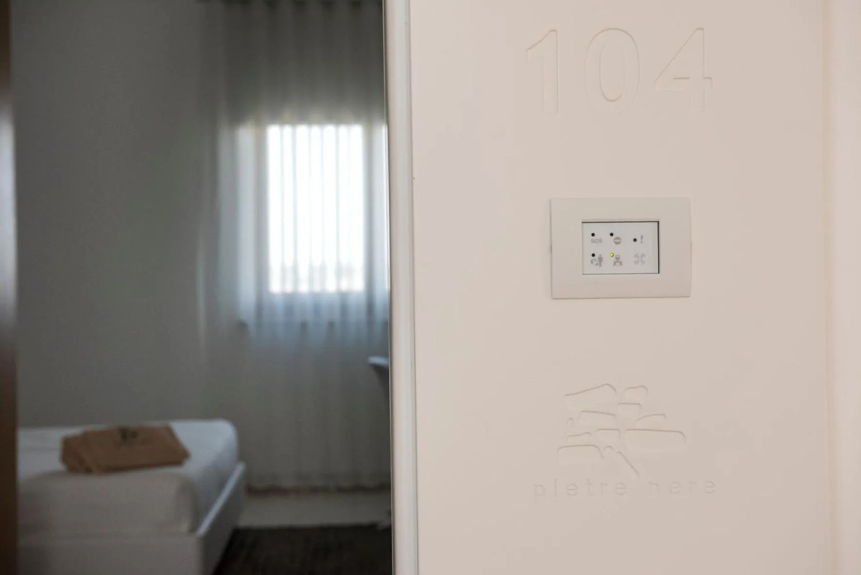 Decorative detail, Bed in Pietre Nere Resort & Spa