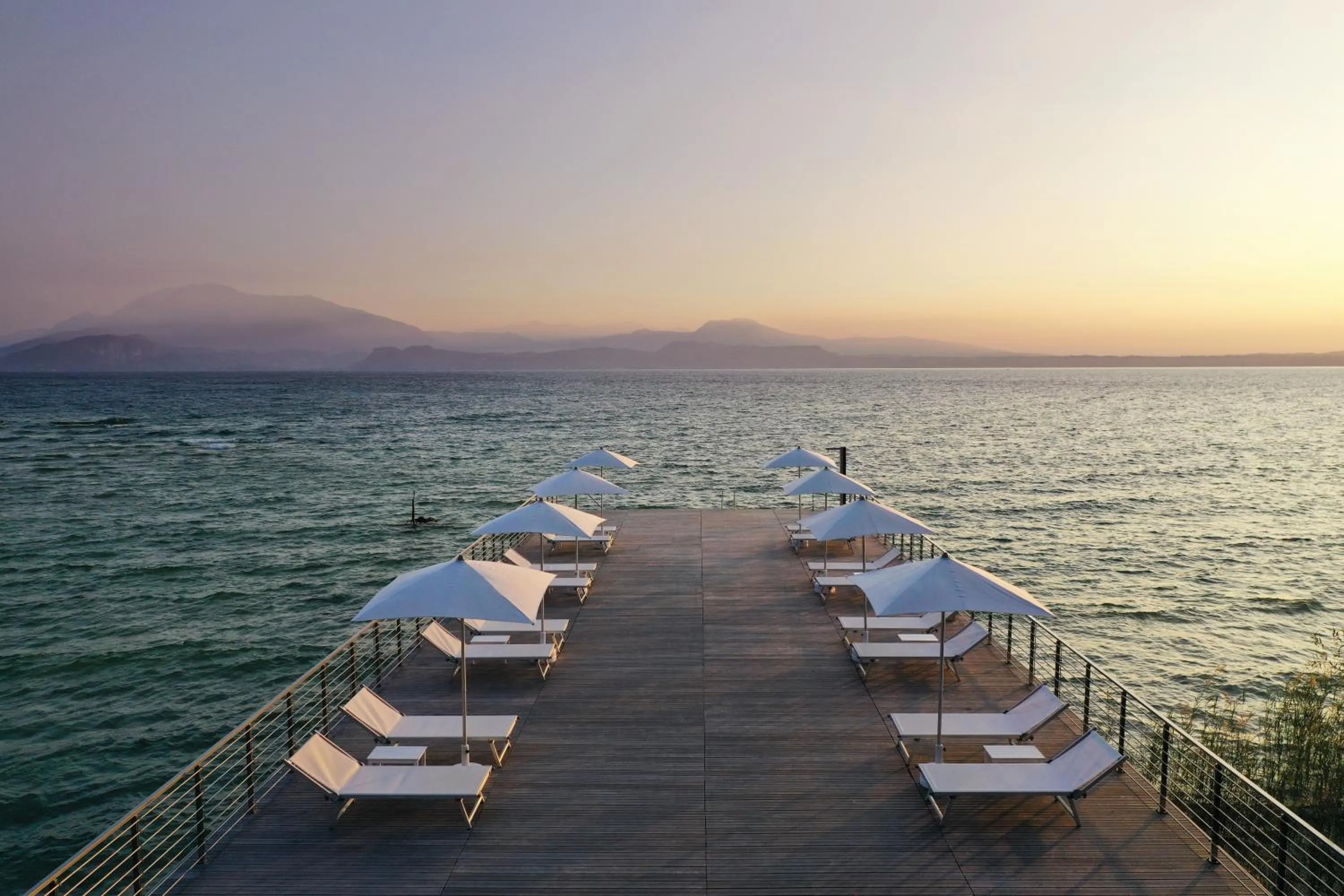 Beach in Villa Cortine Palace Relais Chateaux