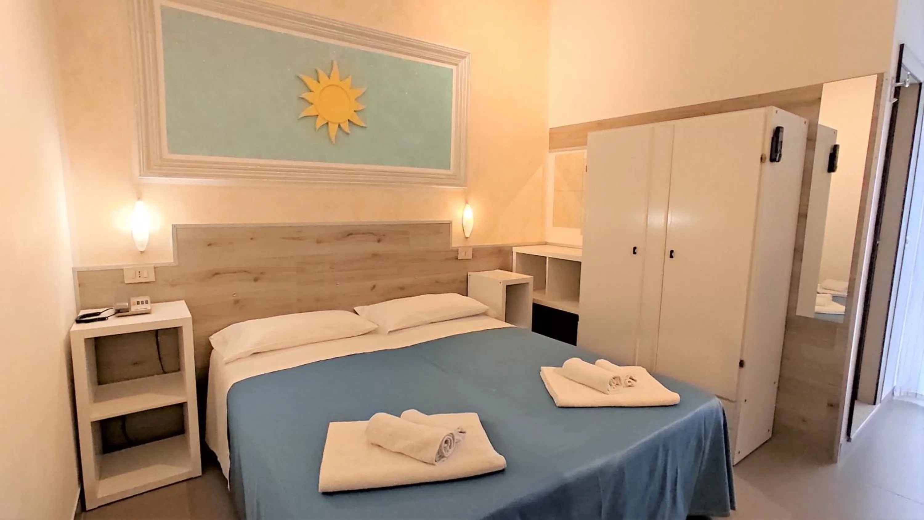 Bed in Hotel De Amicis