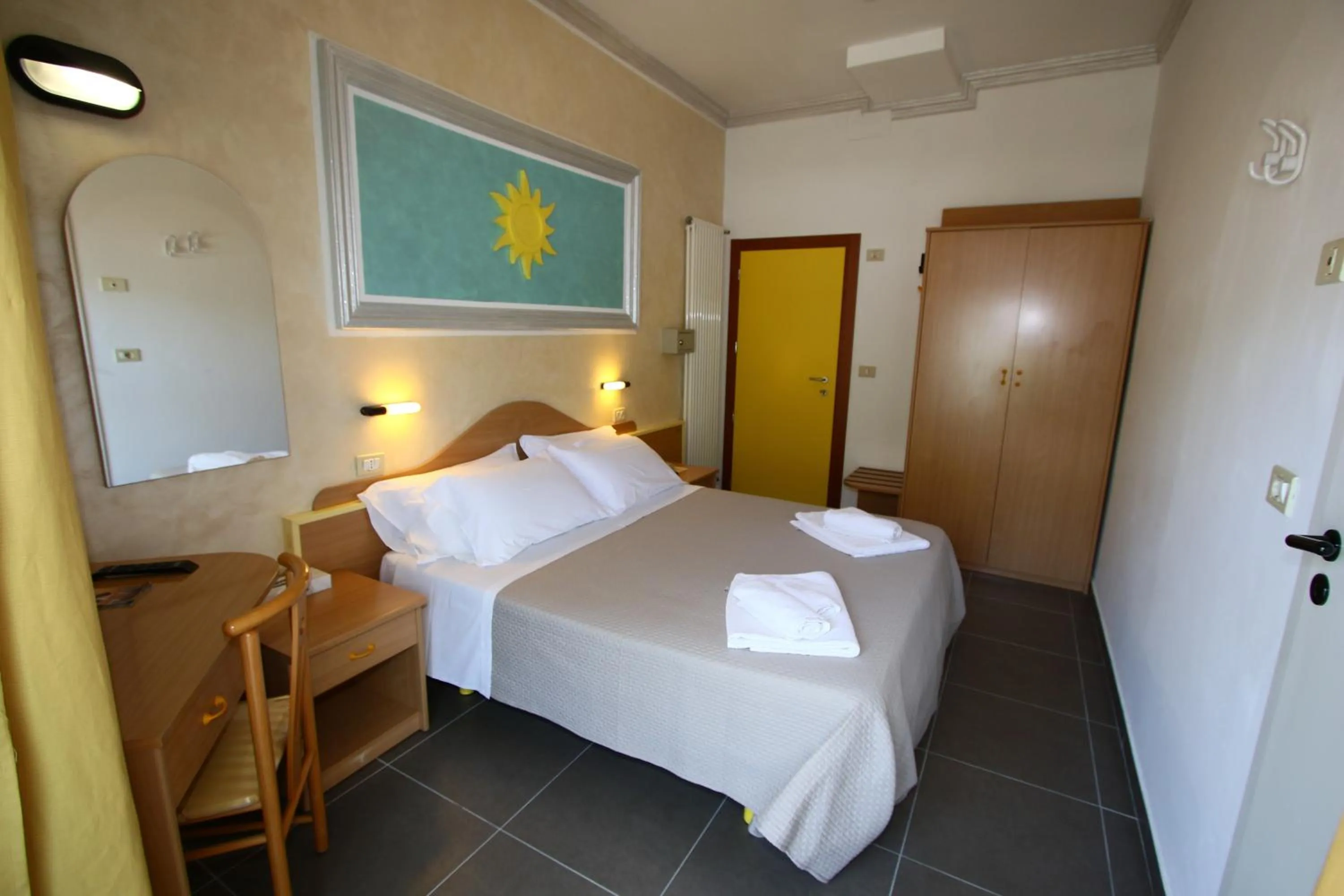 Bed in Hotel De Amicis