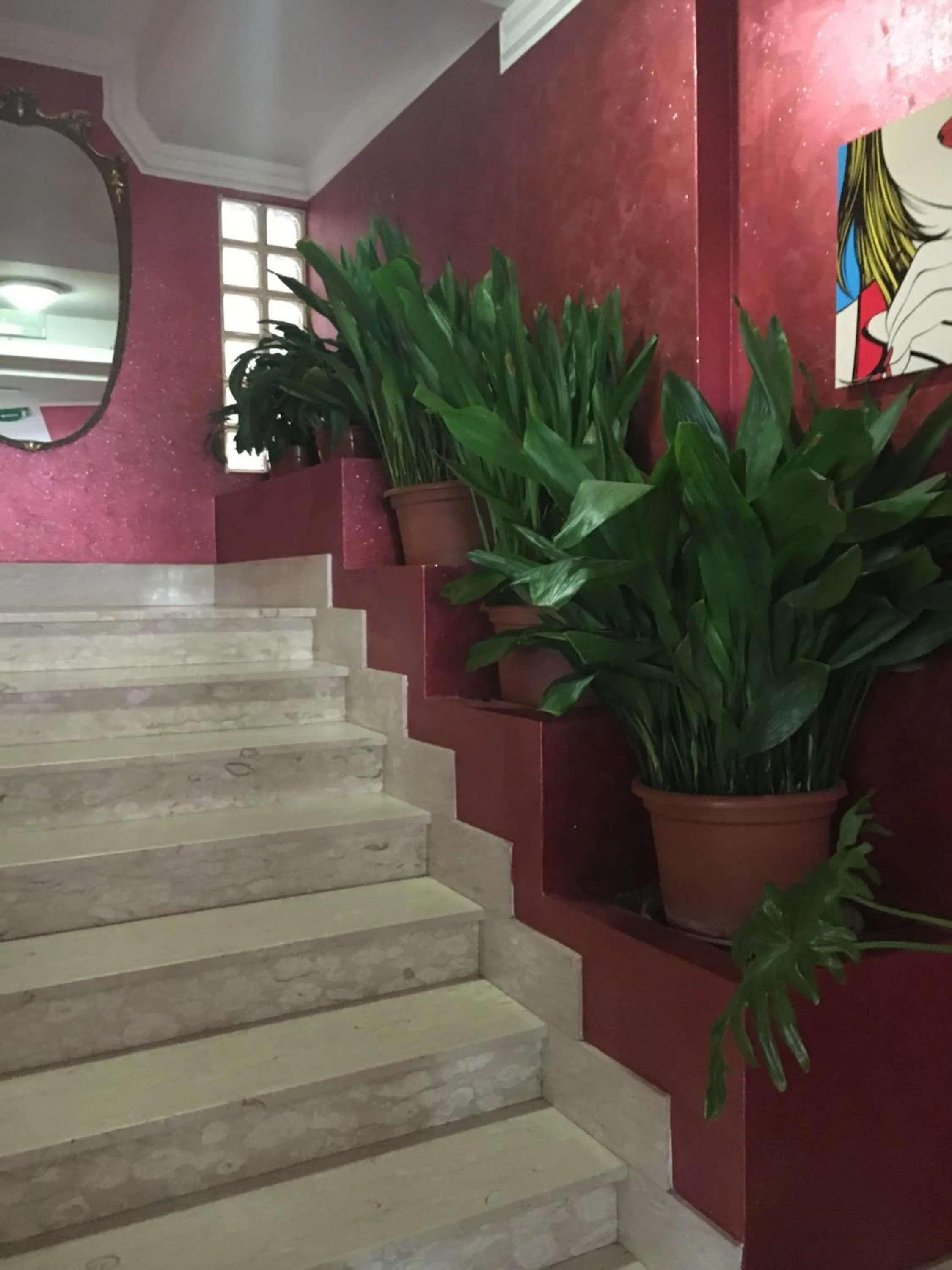 Decorative detail in Hotel De Amicis