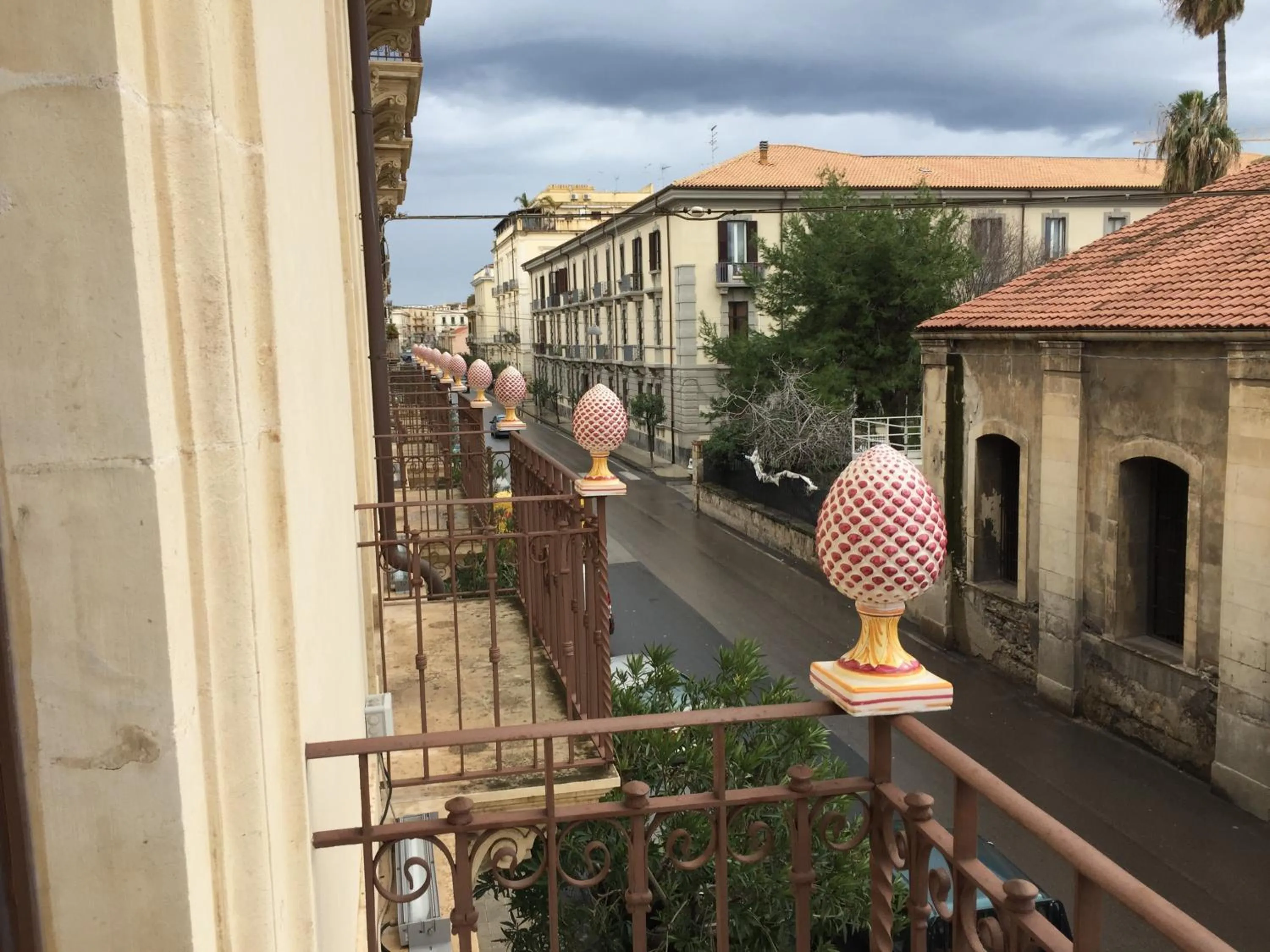 Balcony/Terrace in Grande Albergo Alfeo