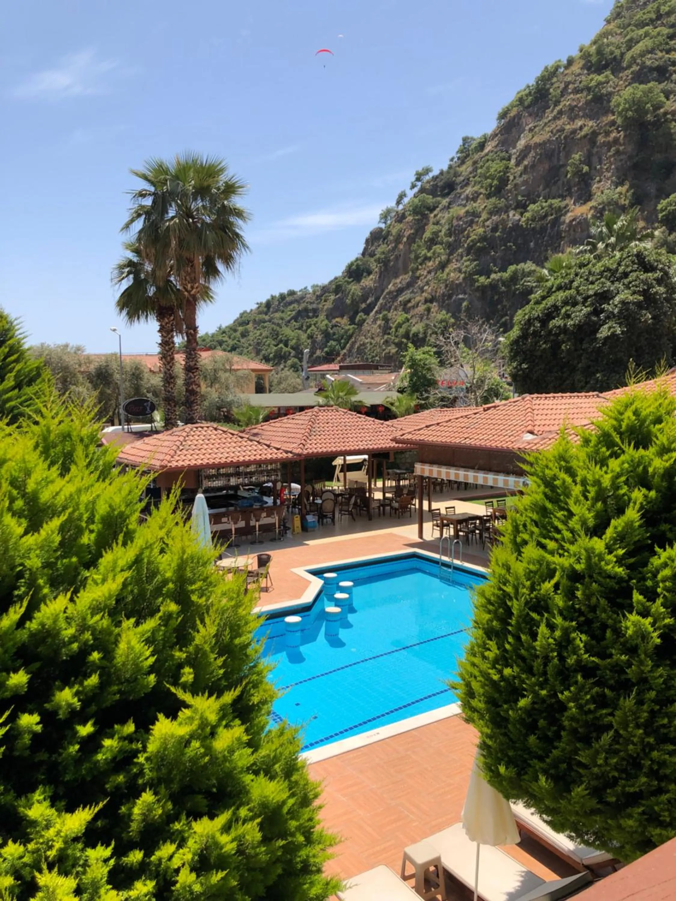 Pool view in Hotel Oludeniz