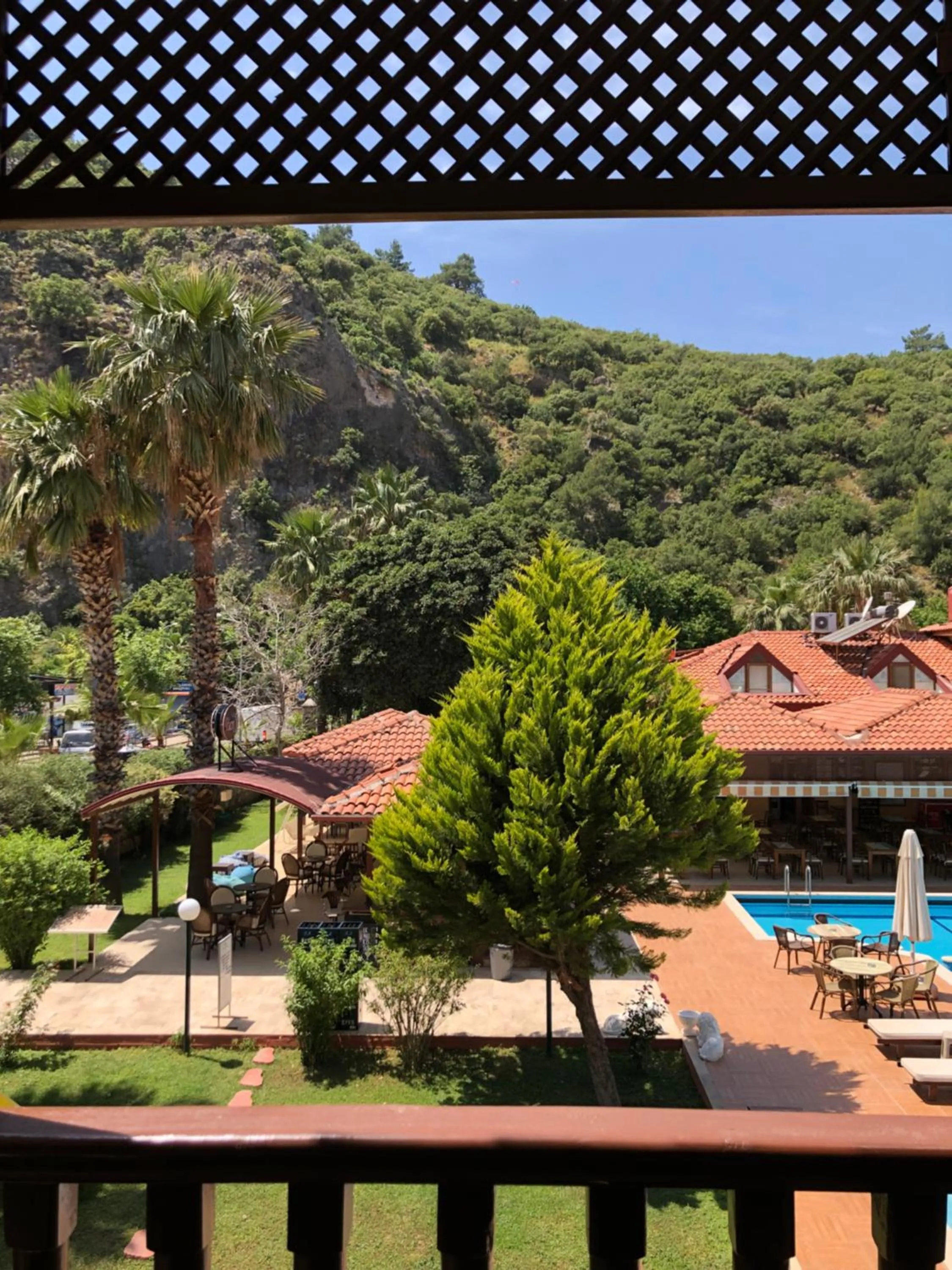 Garden view in Hotel Oludeniz
