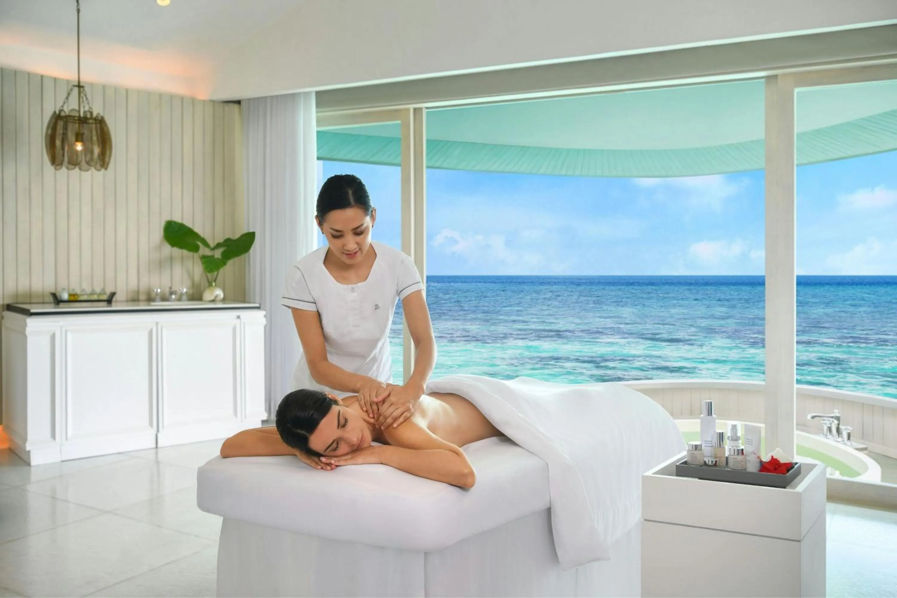 Spa and wellness centre/facilities in The St. Regis Maldives Vommuli Resort