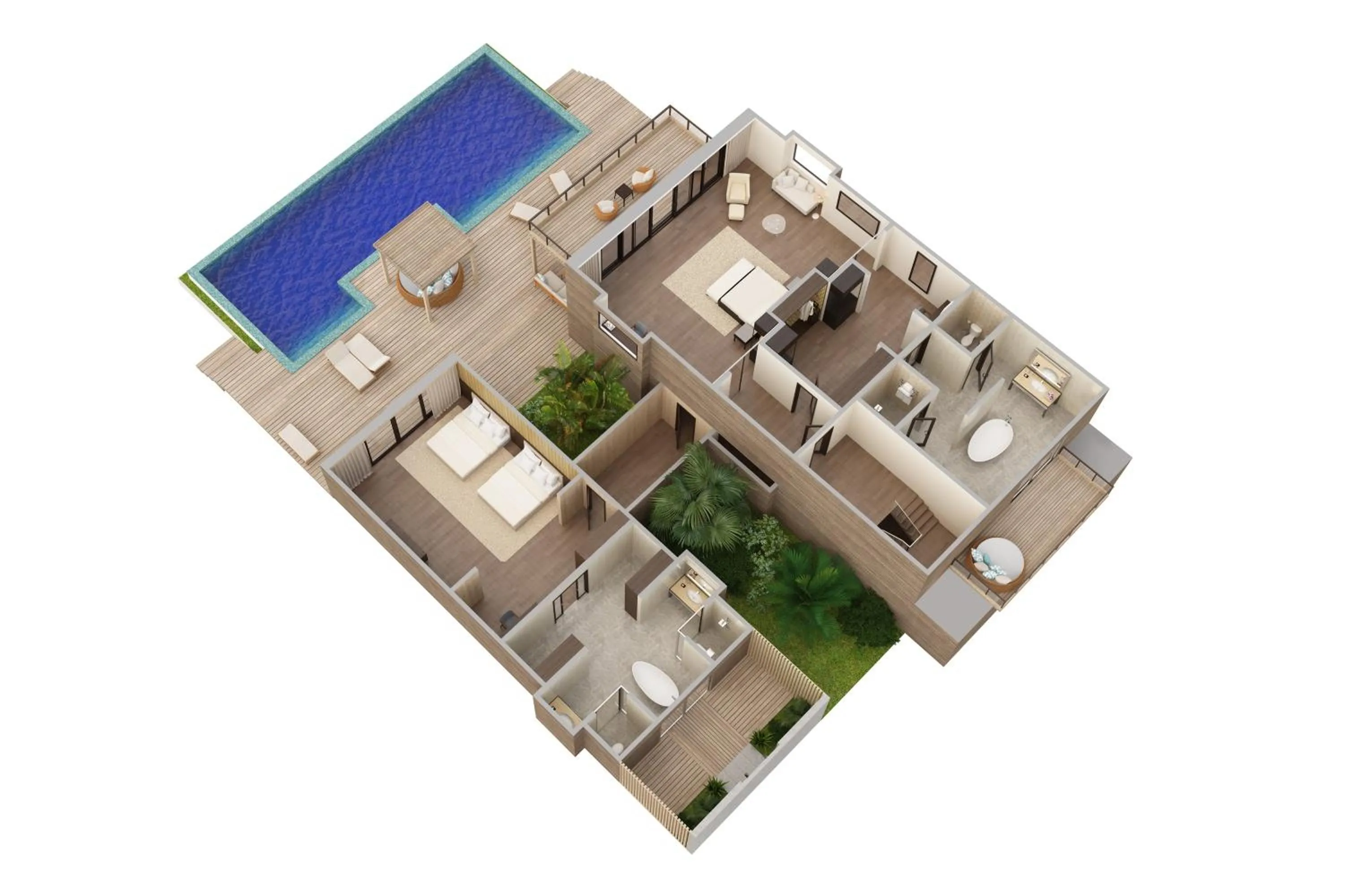 Beach in The St. Regis Maldives Vommuli Resort