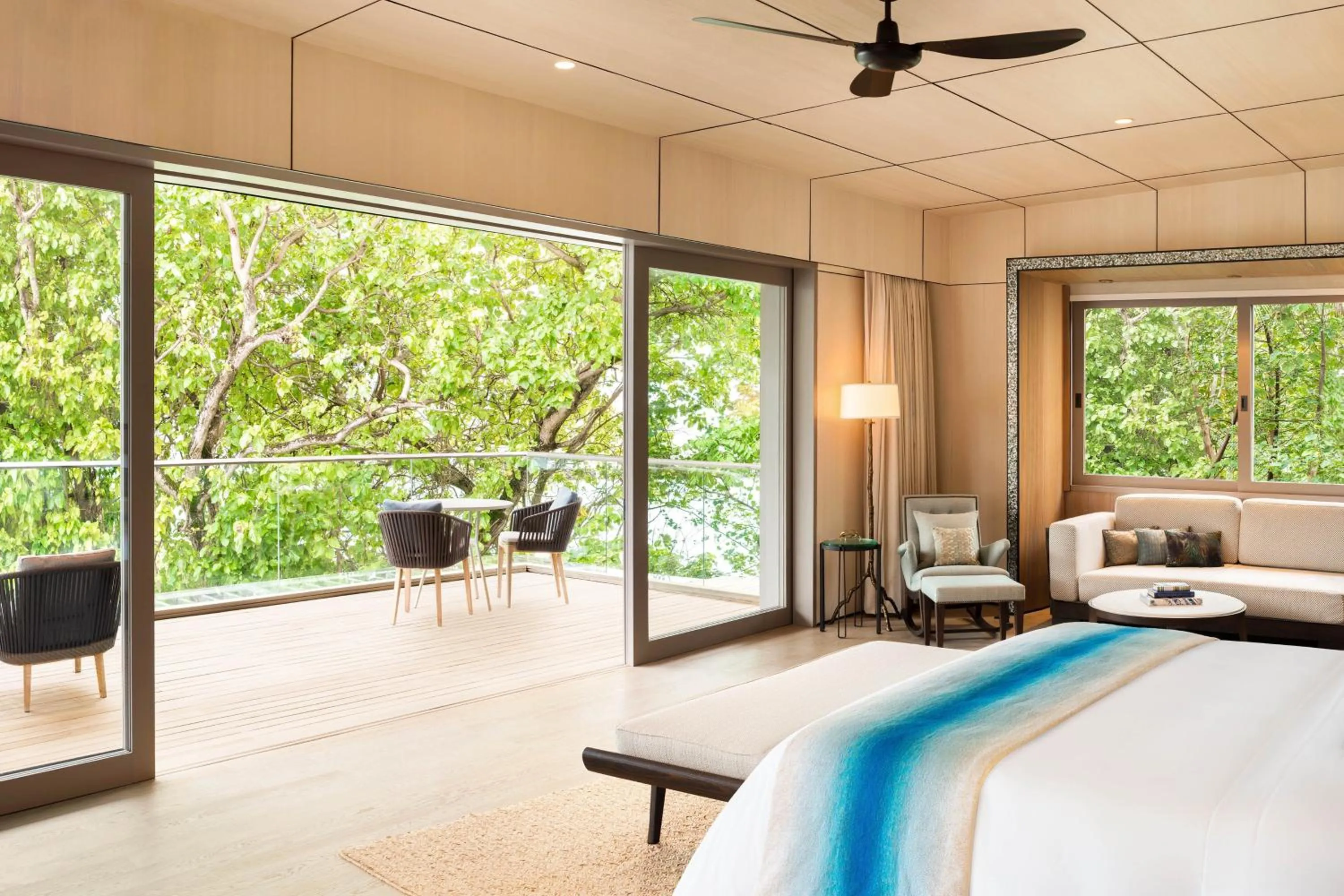 Beach, Bed in The St. Regis Maldives Vommuli Resort