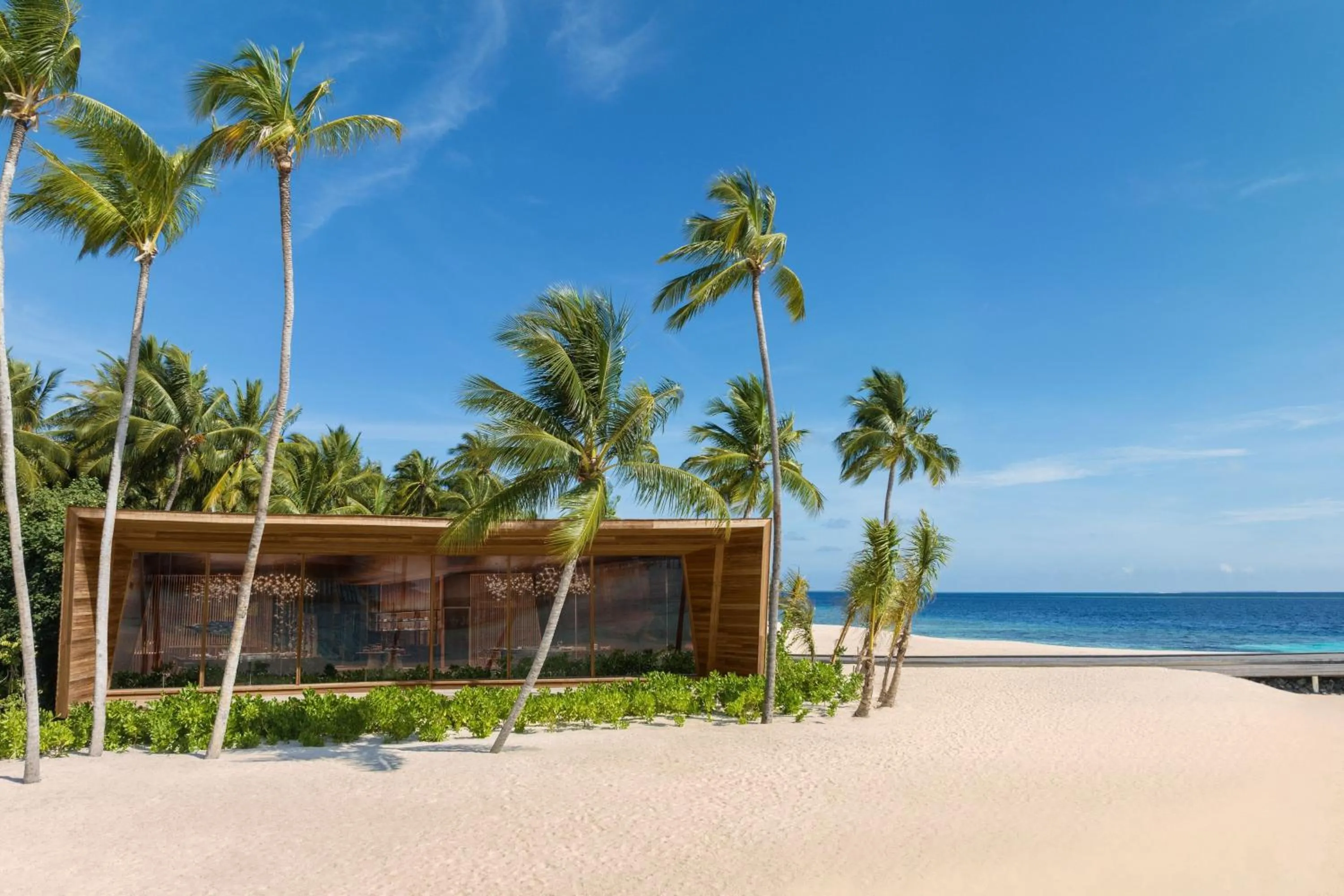 Property building in The St. Regis Maldives Vommuli Resort