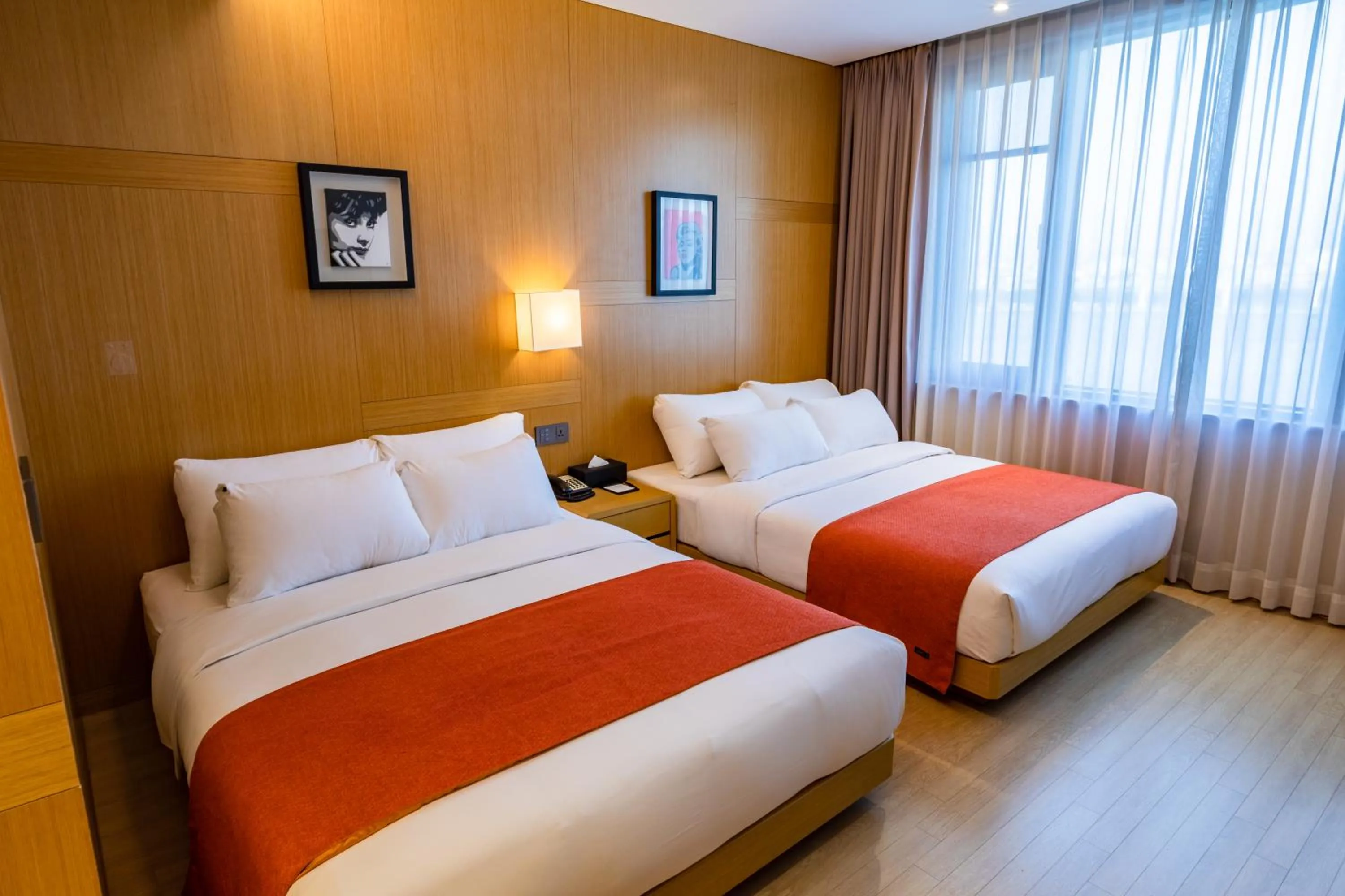 Bedroom, Bed in Gwangyang Lacky Hotel