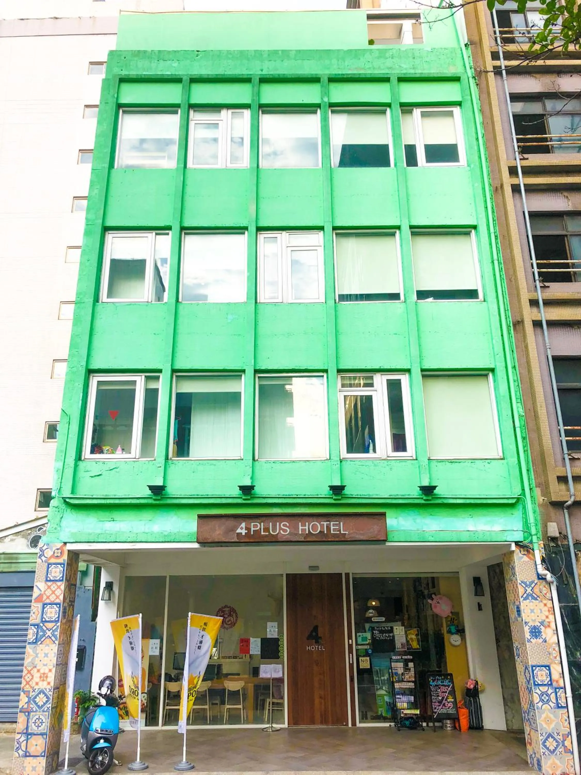 Property building in 4Plus Hostel