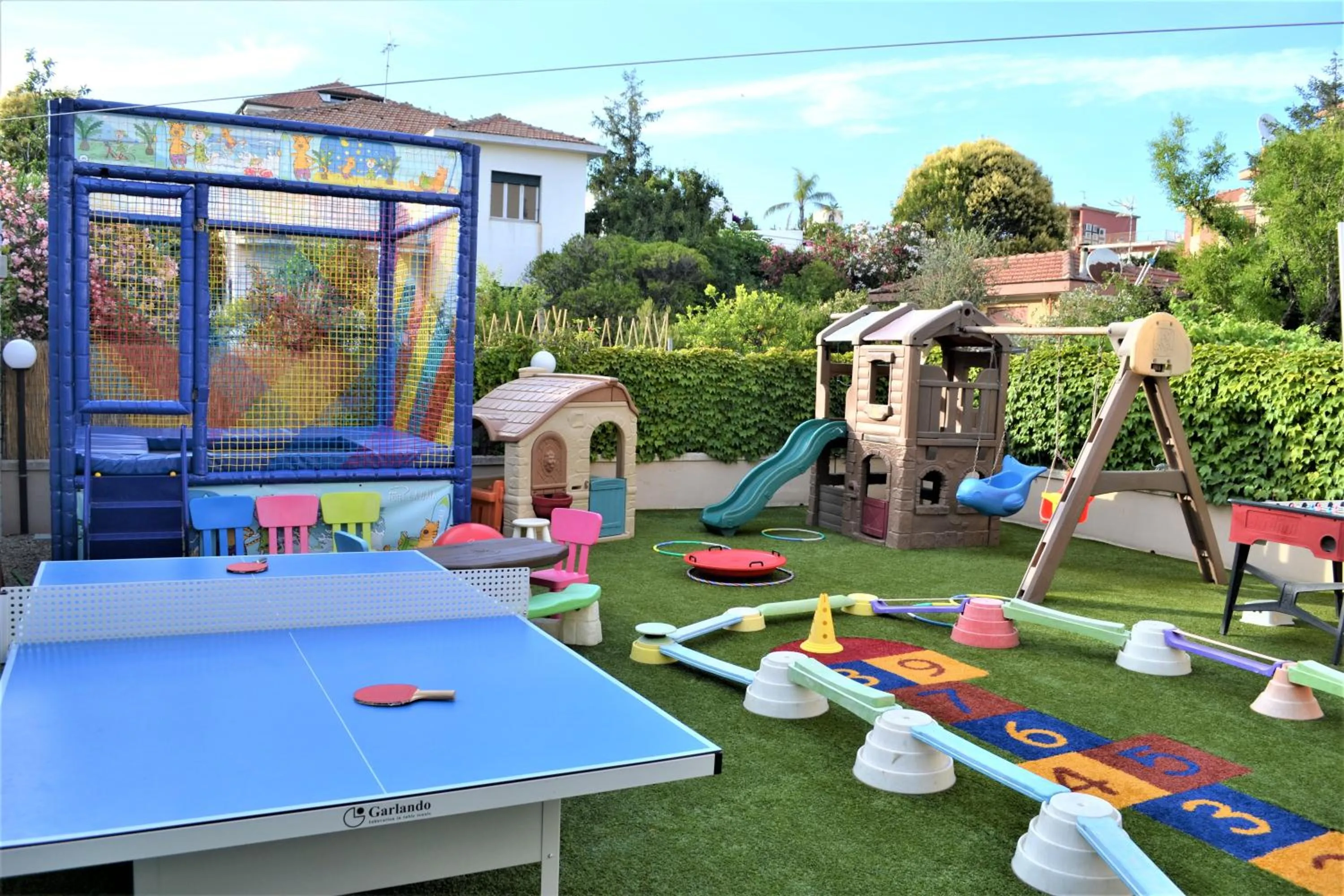 Children play ground in Hotel La Baia