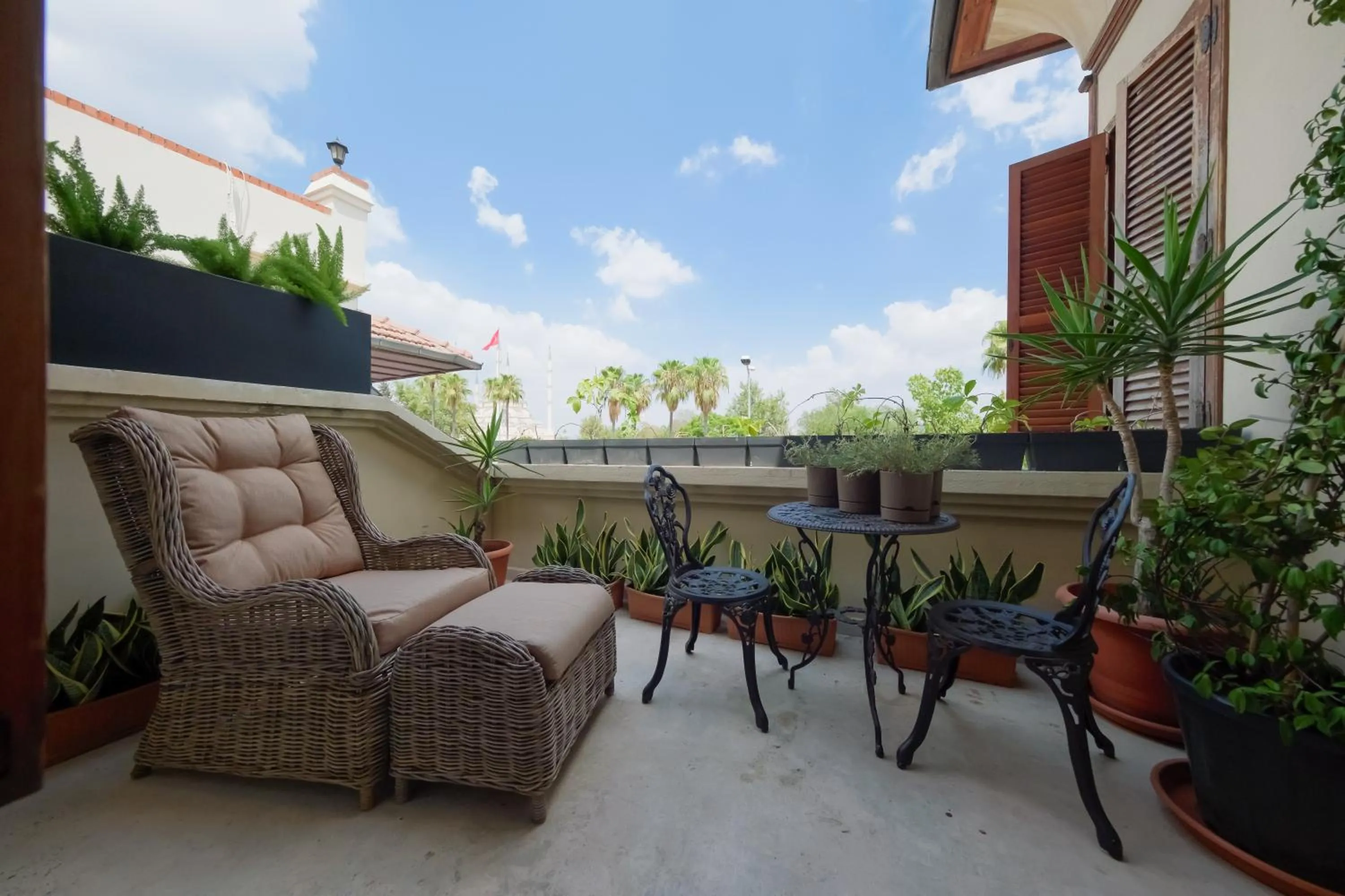 Patio in Hotel Bosnali