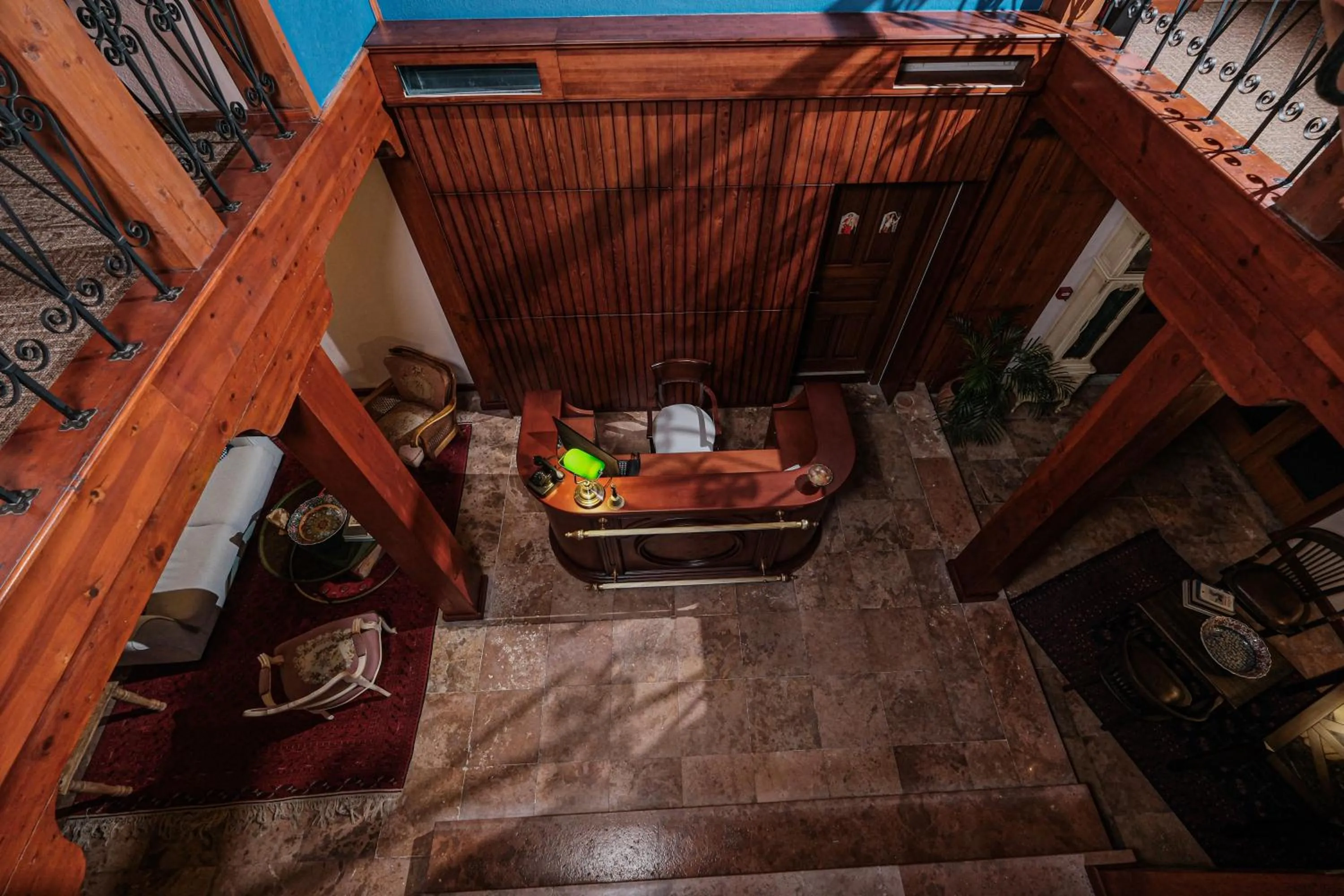 Seating area in Hotel Bosnali