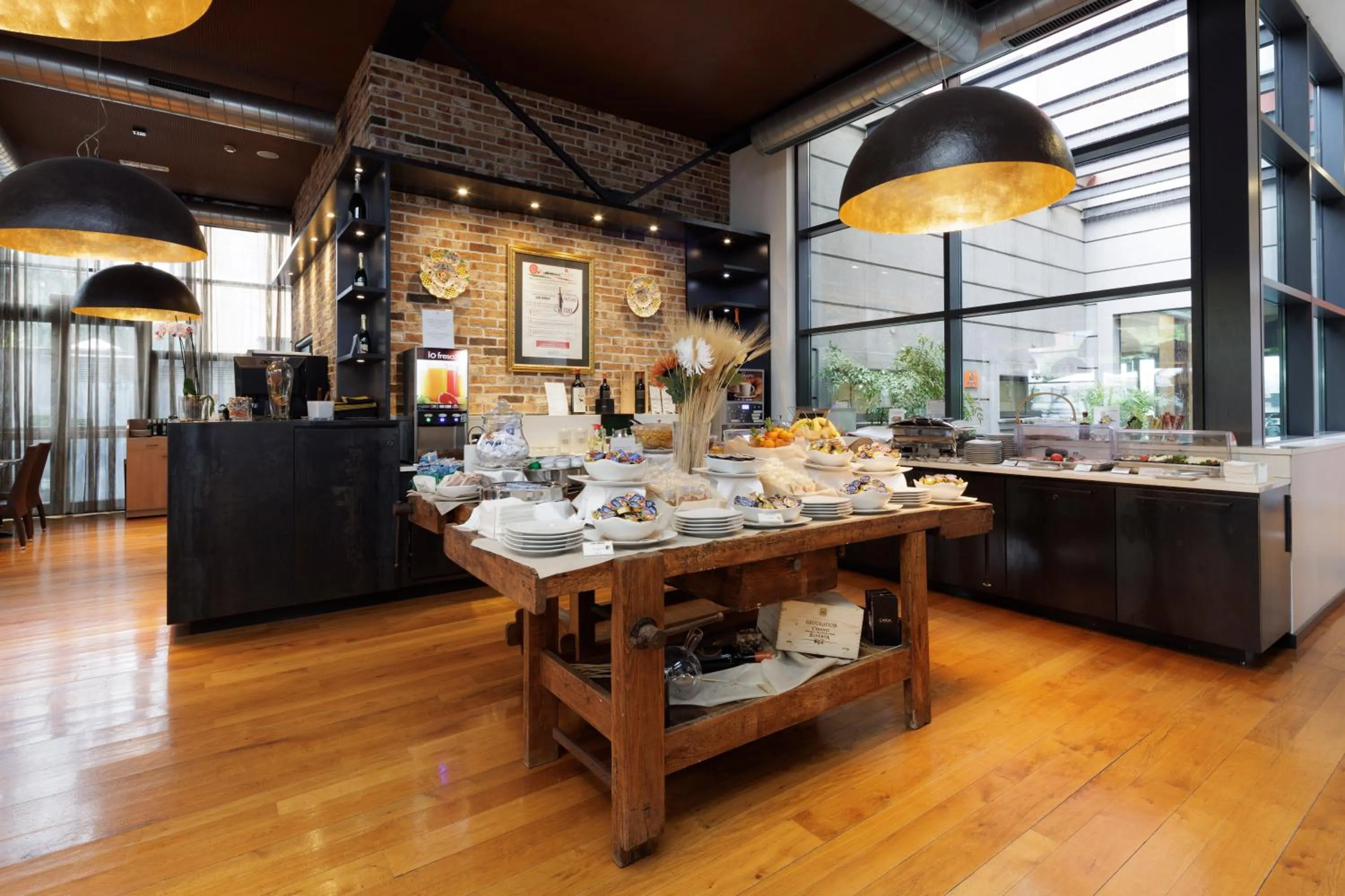 Buffet breakfast in Best Western Falck Village Milano Sesto