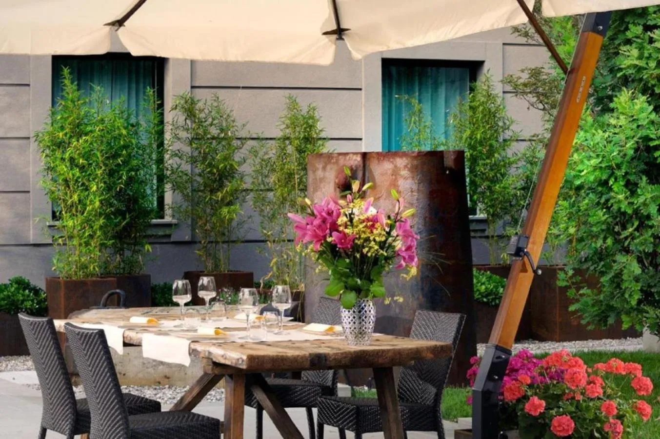 Garden in Best Western Falck Village Milano Sesto