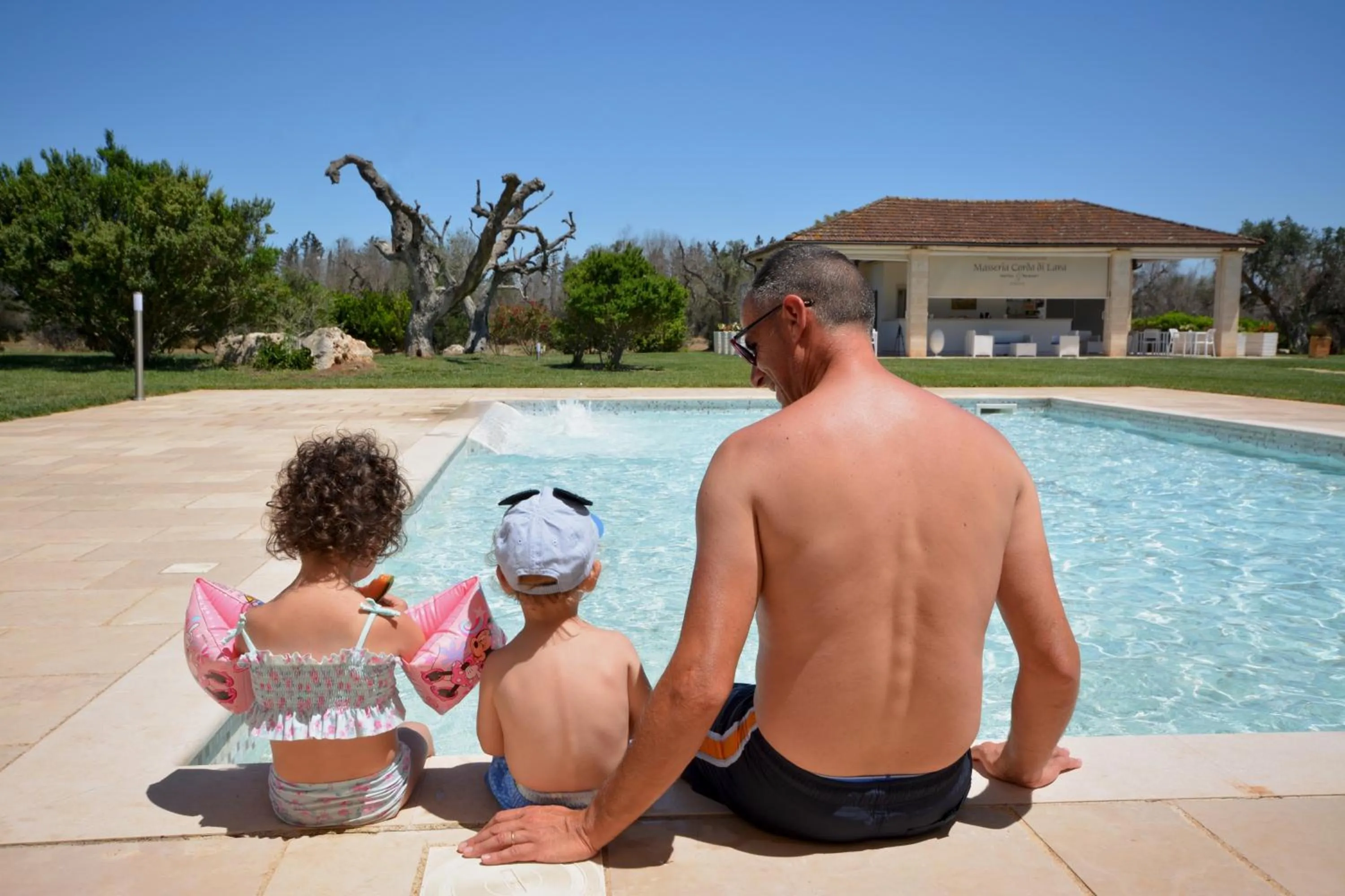 Swimming pool in Masseria Corda Di Lana Hotel & Resort